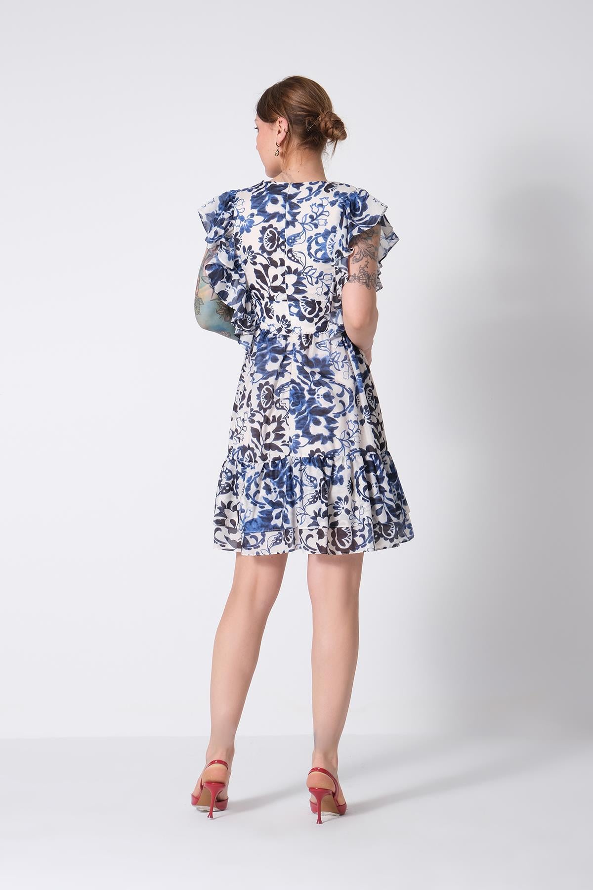 Detaylı Mini Elbise