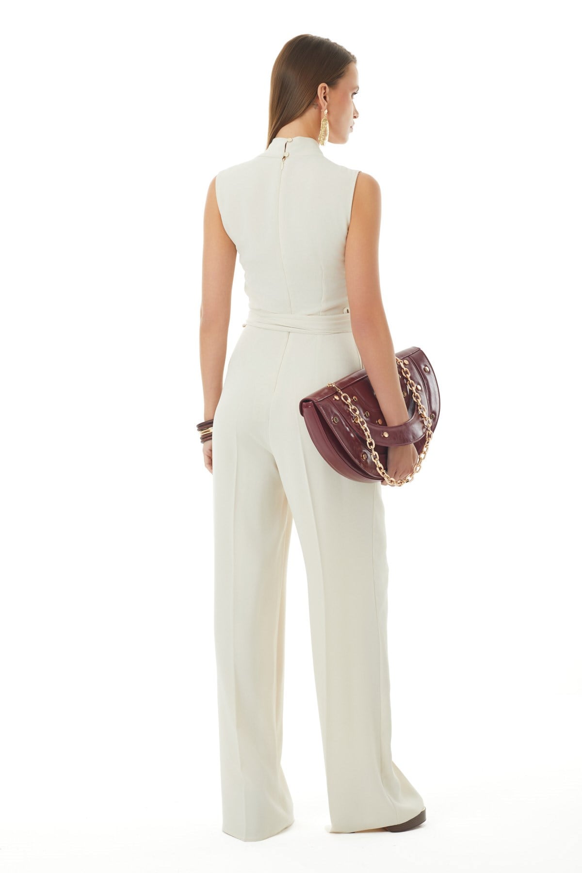 Dik Yaka Bol Paça Tulum