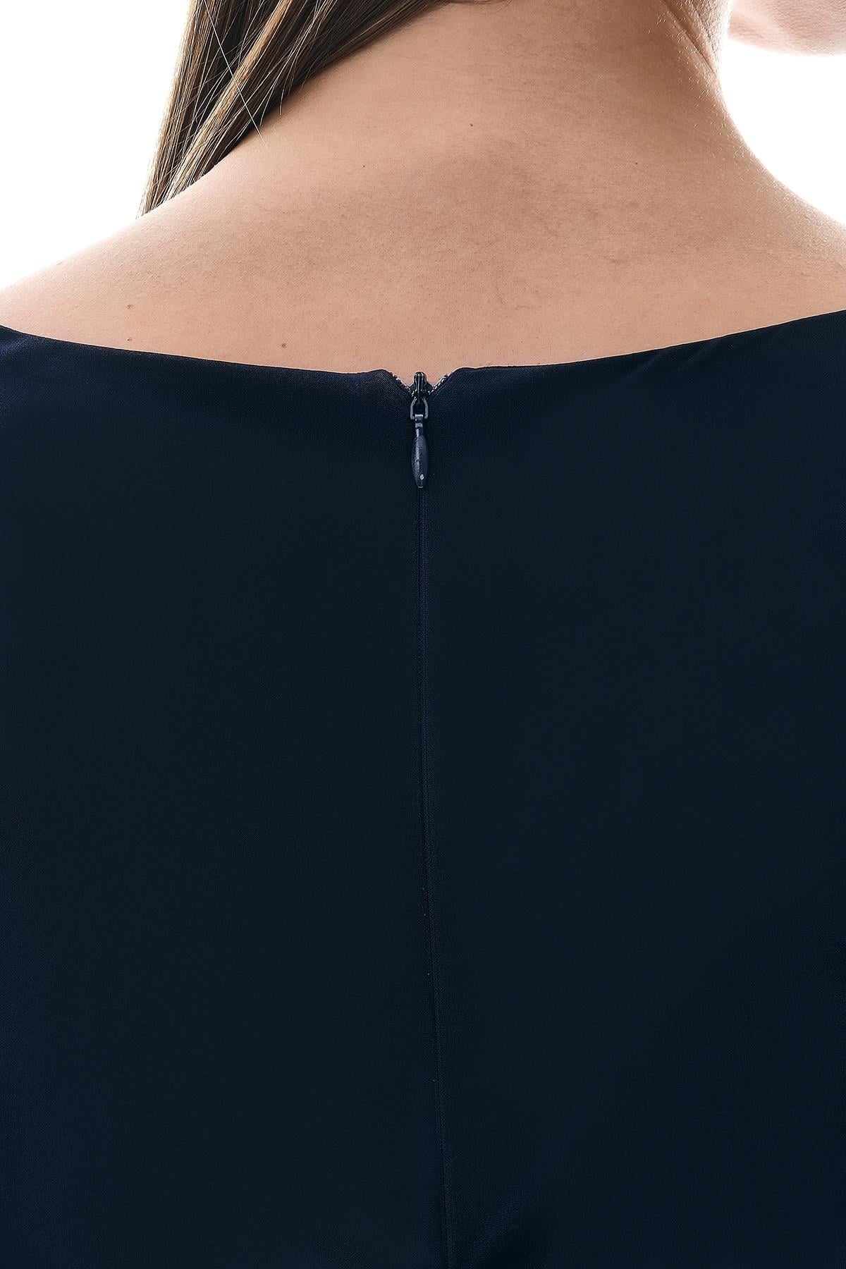 Drape Ve Kuşak Detaylı Elbise