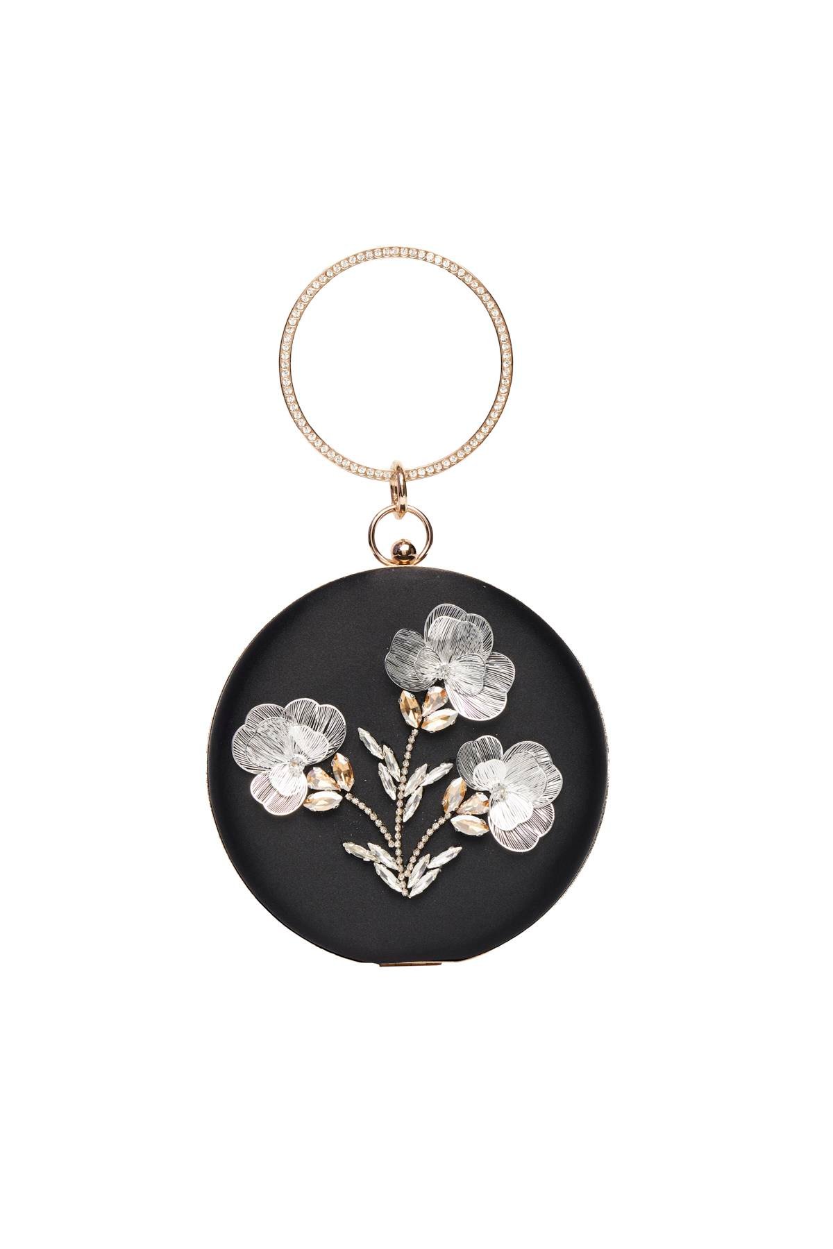 Taş Aksesuarlı, Tasarım, Şık Gece Çantası