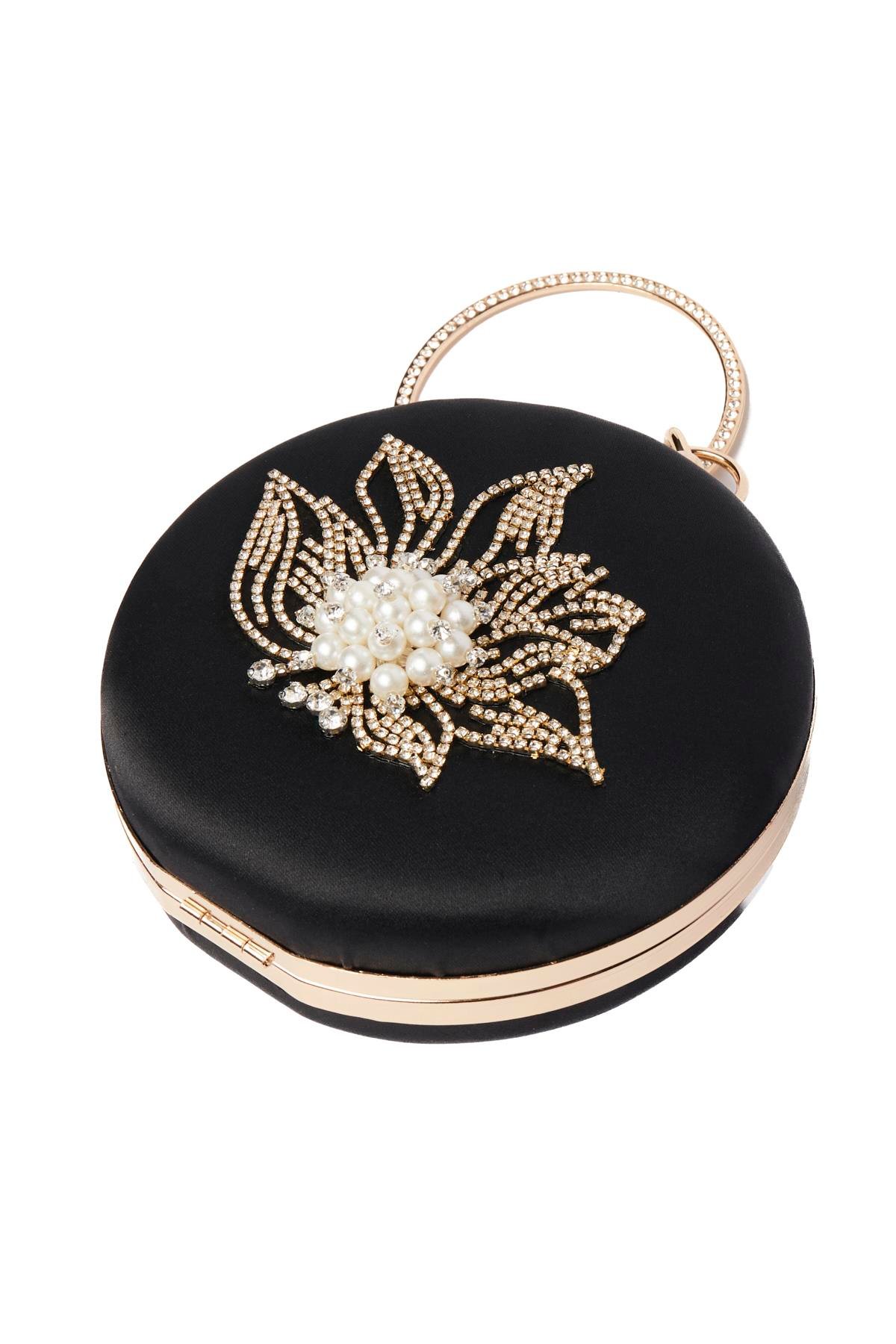 Taş Aksesuarlı, Tasarım, Şık Gece Çantası