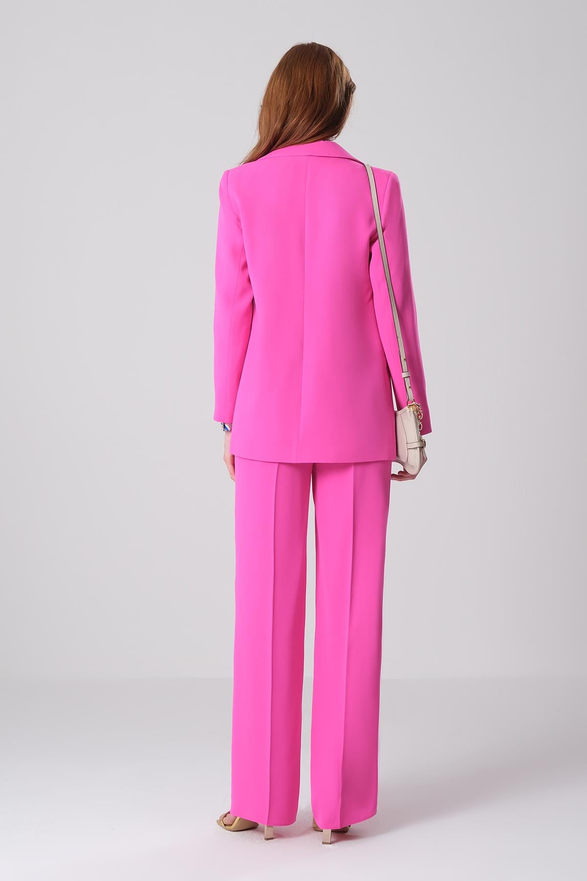 Yakalı Oversize Blazer Ceket