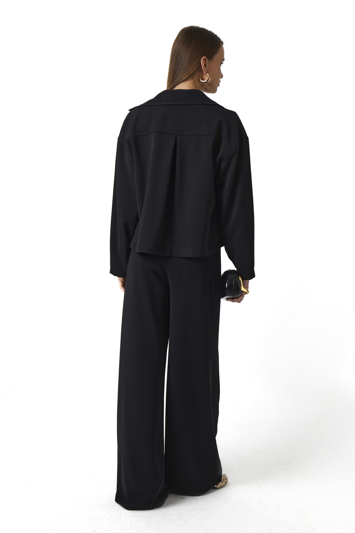 Yakalı Oversize Şık Ceket