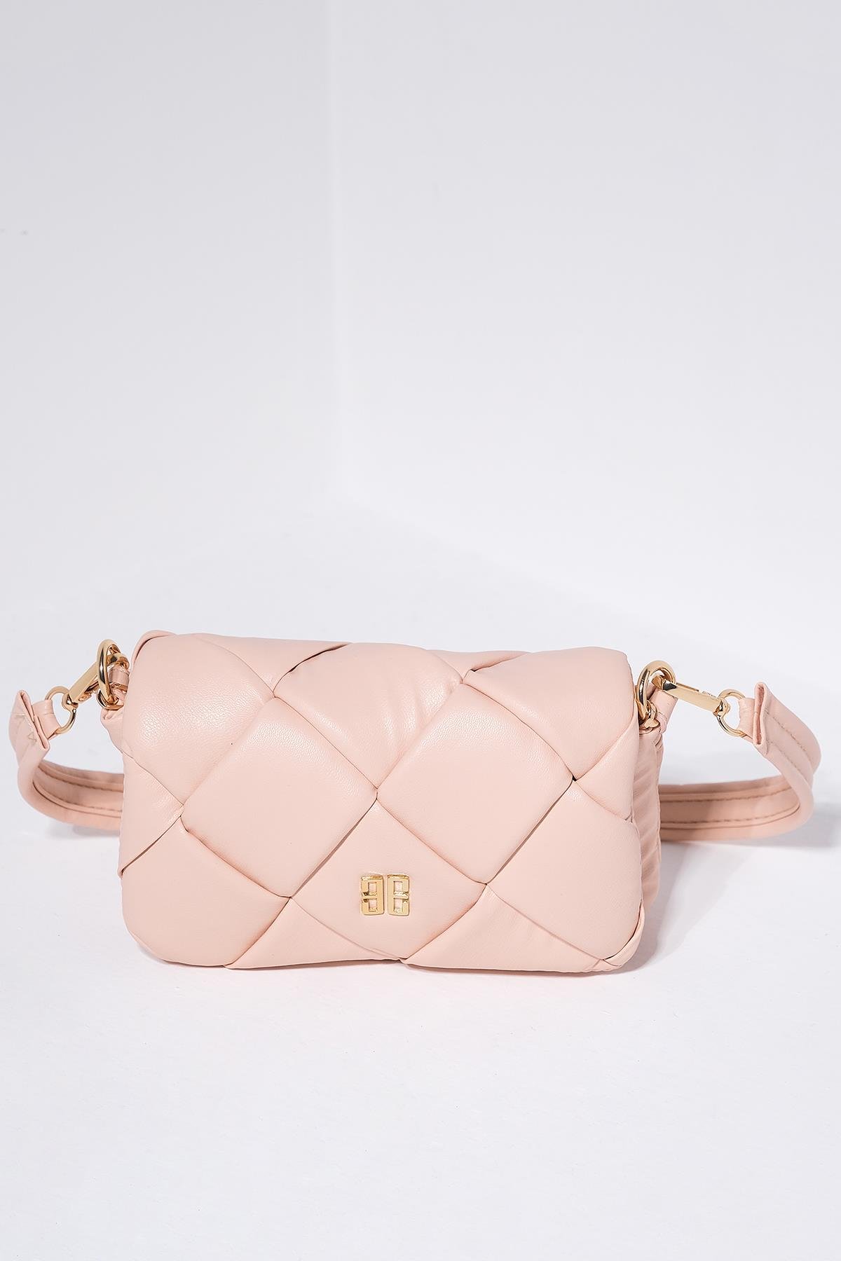 Zincir Askılı Mini Puf Çanta