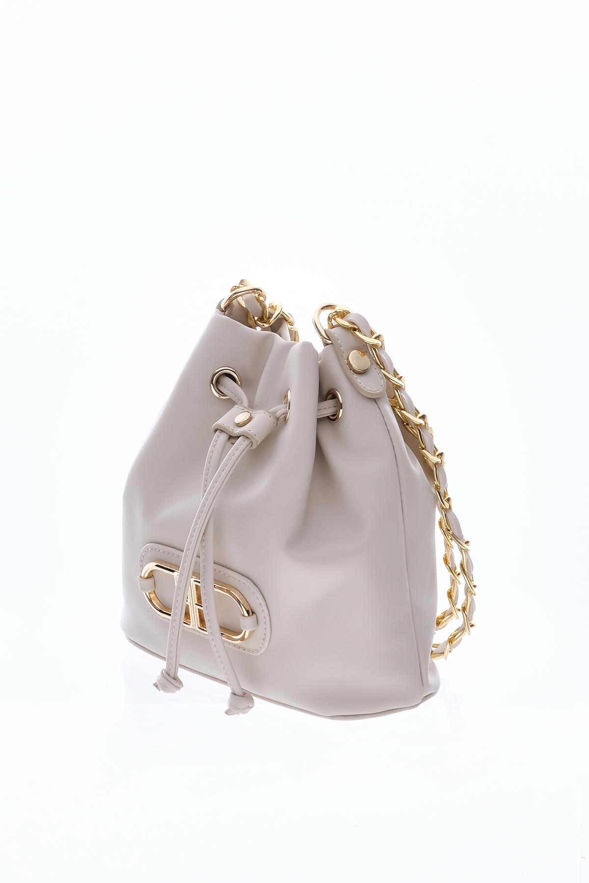 Çapraz, Omuz Askılı Alternatifli, Zincirli, Vegan Deri,Şık Çanta