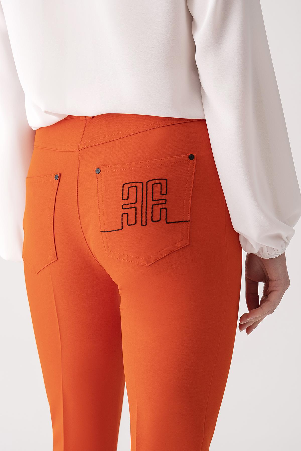 Dar Kesim Yüksek Bel Pantolon