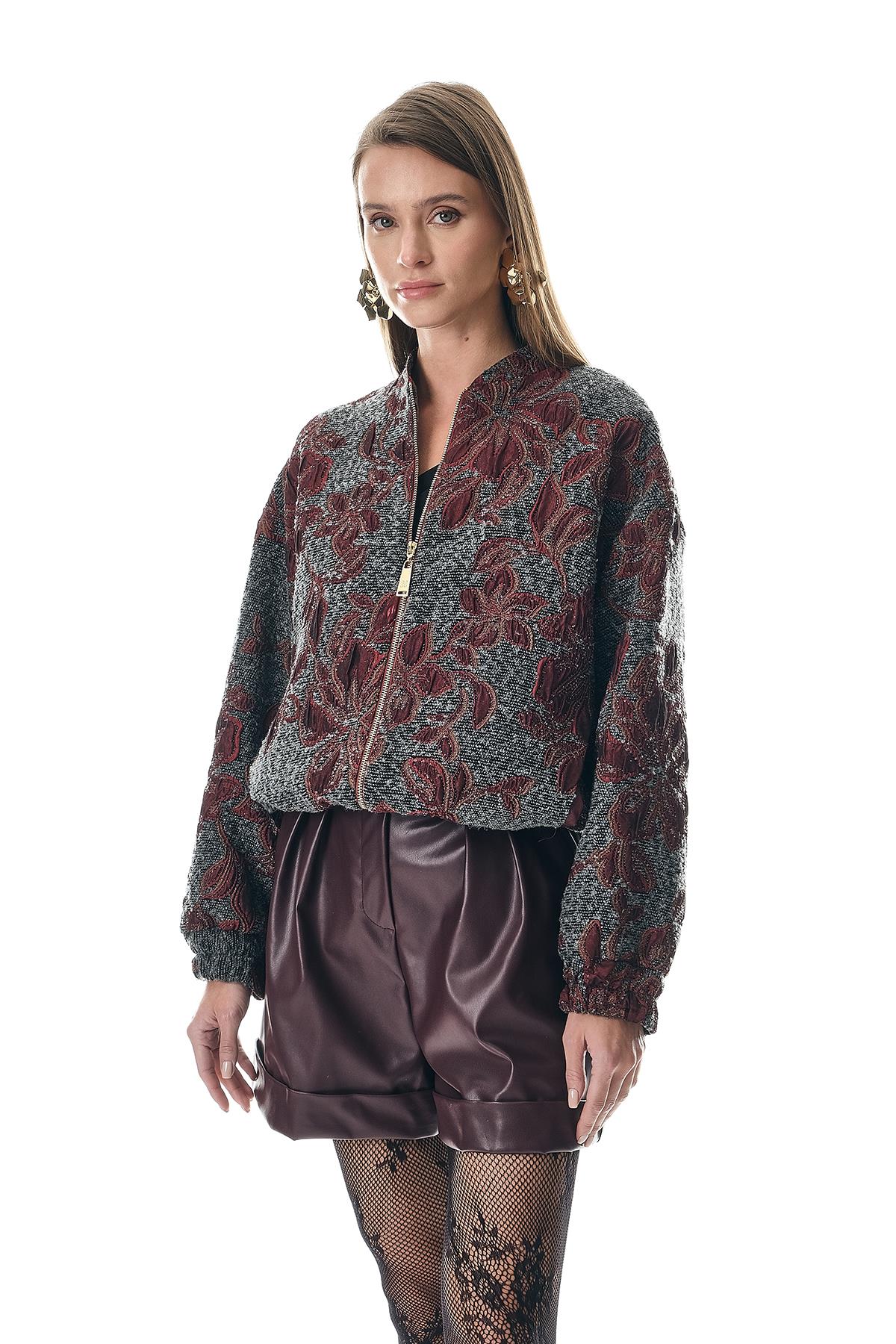 Deri Beli Kuşaklı Double Paça Şort