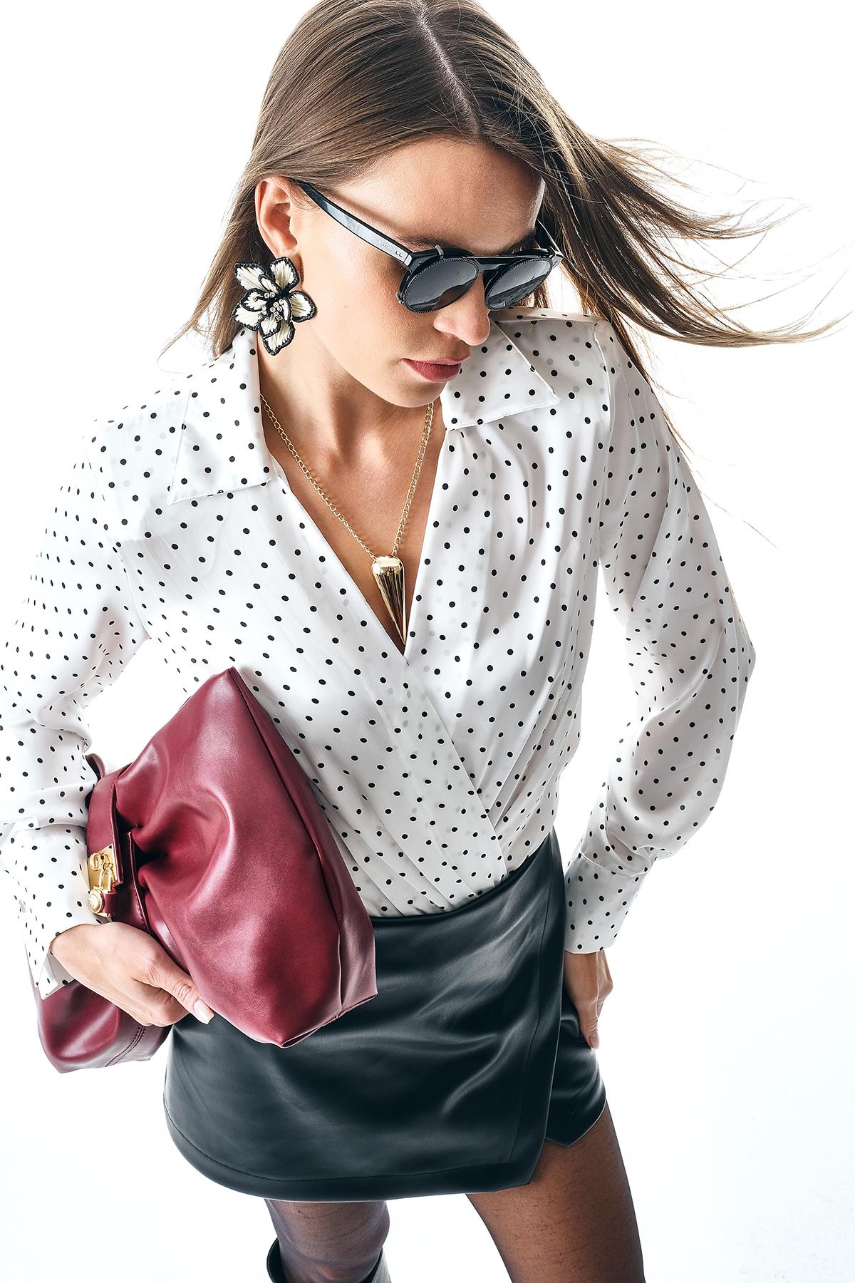 Deri Minİ Şort Etek