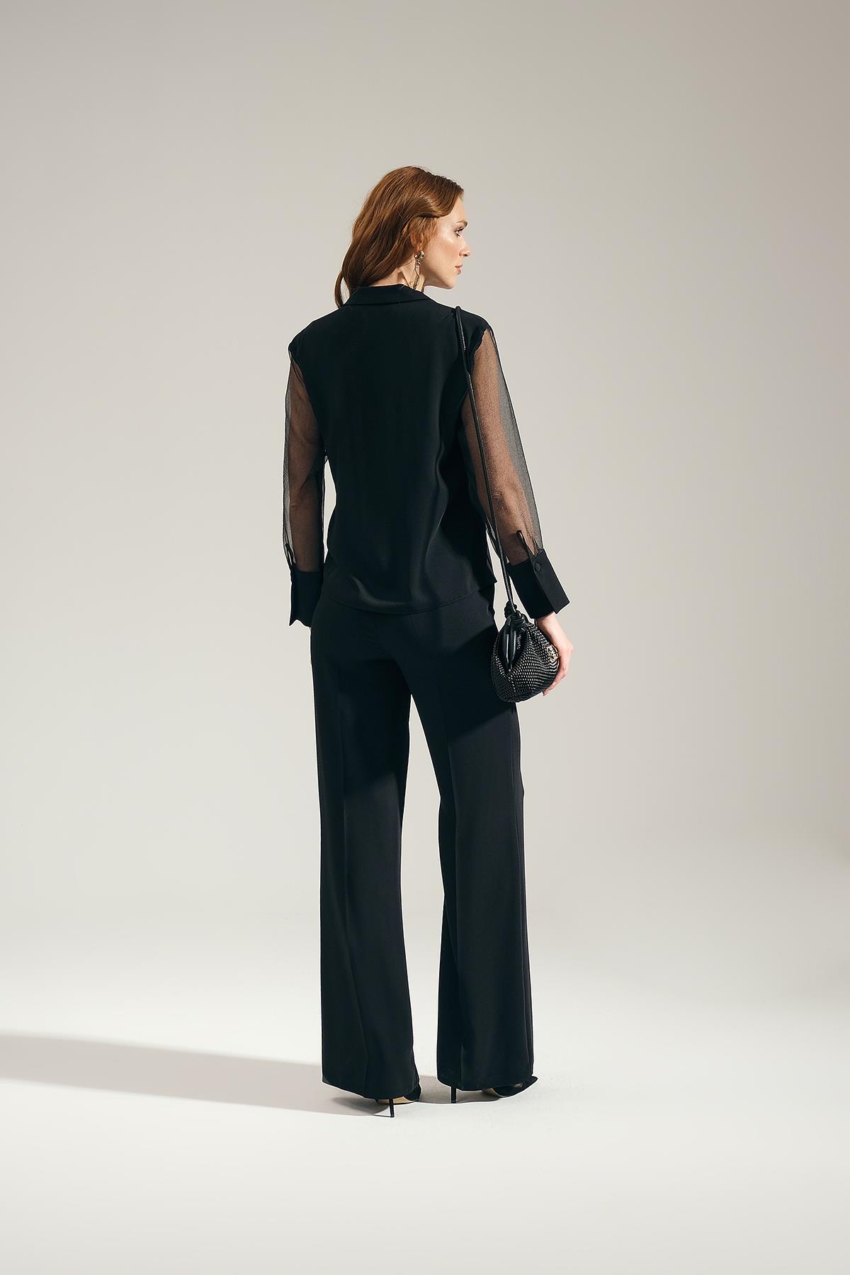 Desenli Yelek Pantolon Takım