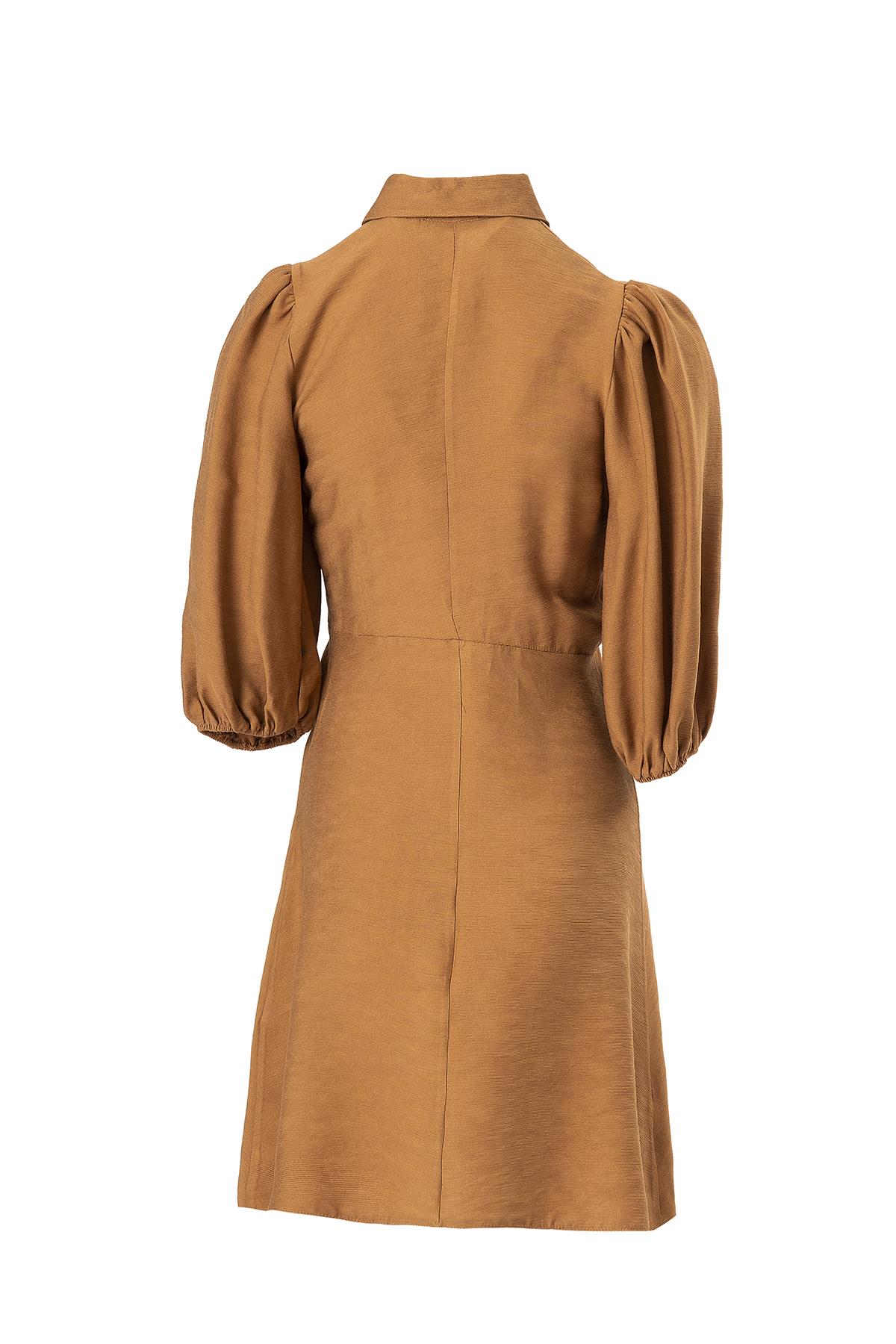 Düğme Detaylı Elbise