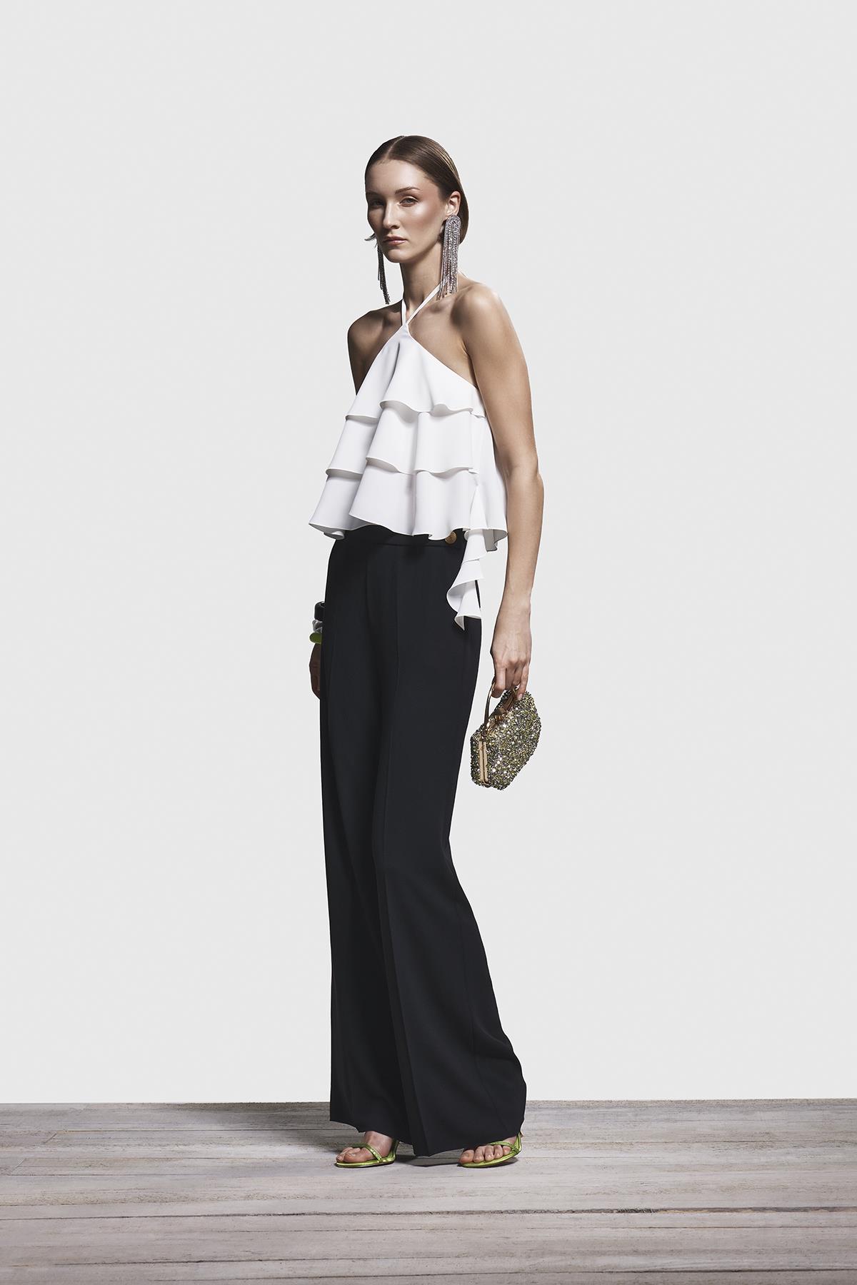 Fırfırlı Şık Bluz