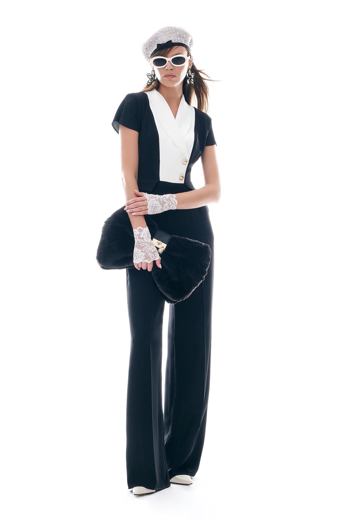 Gold Düğmeli Tulum