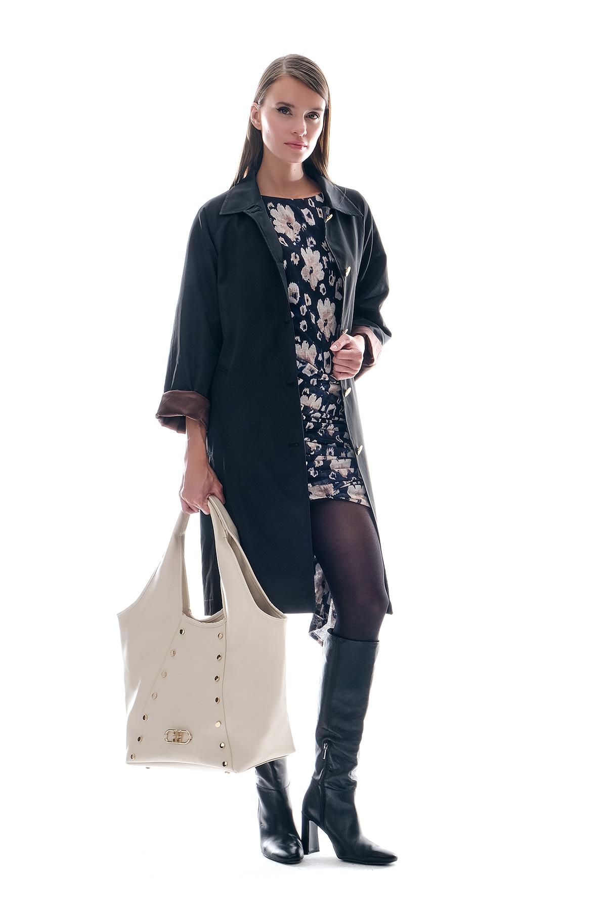 Gold Düğmeli Renkli Astarlı Ceket