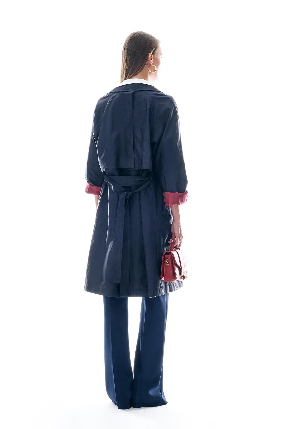 Gold Düğmeli Renkli Astarlı Ceket