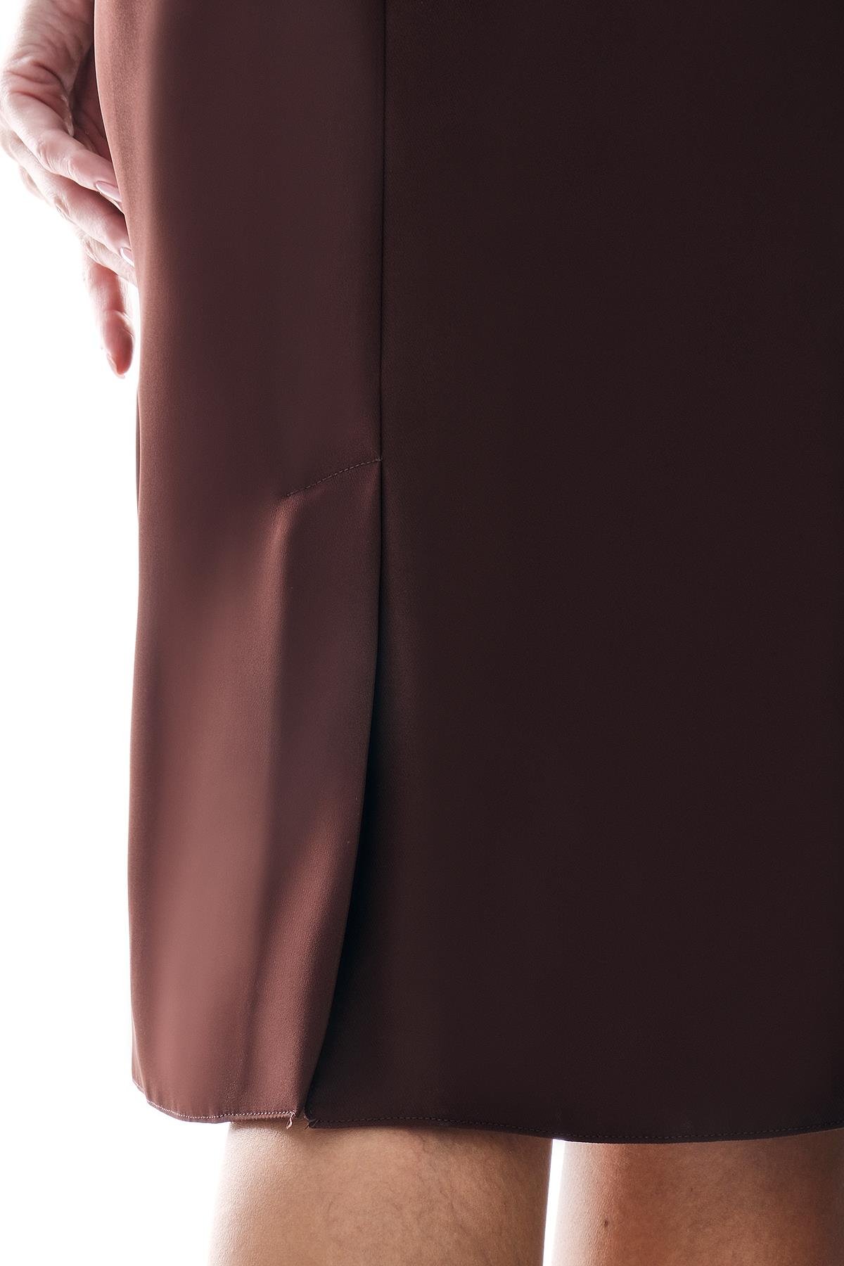 Gold Tokalı Truvakar Kol Elbise