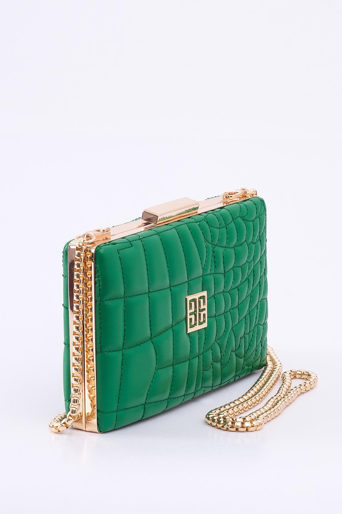 Kapitone Dokulu Çanta