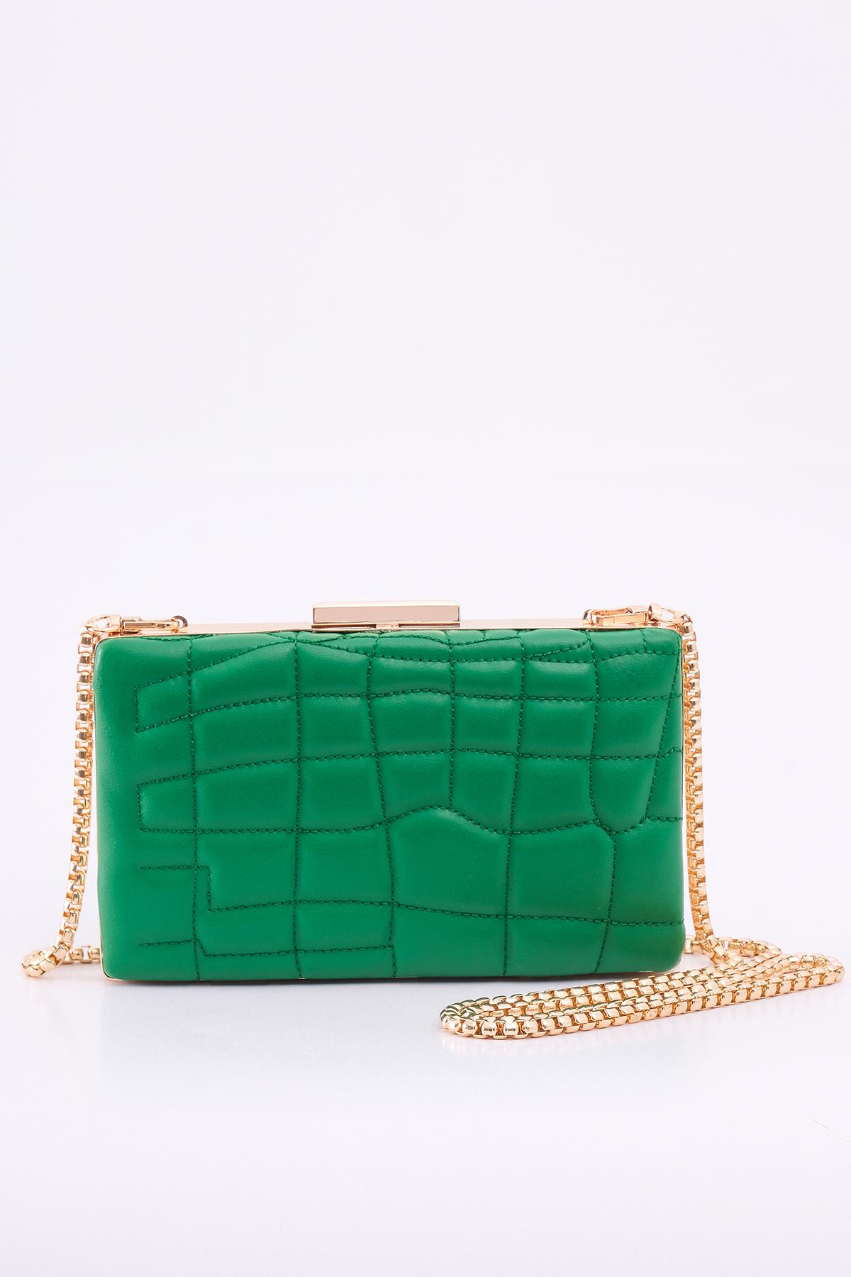 Kapitone Dokulu Çanta