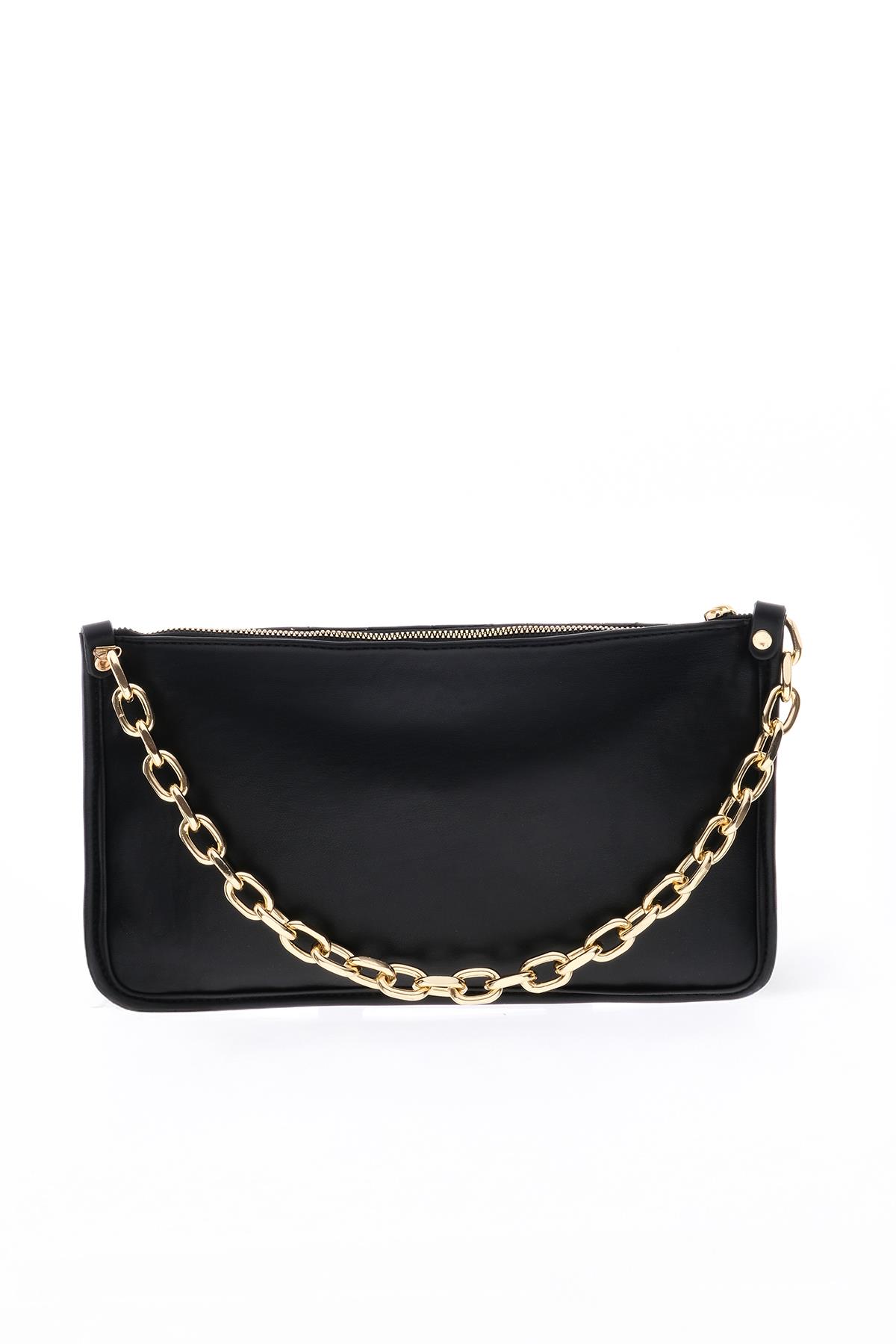 Kapitoneli Puf Şık Kadın Portföy Çanta