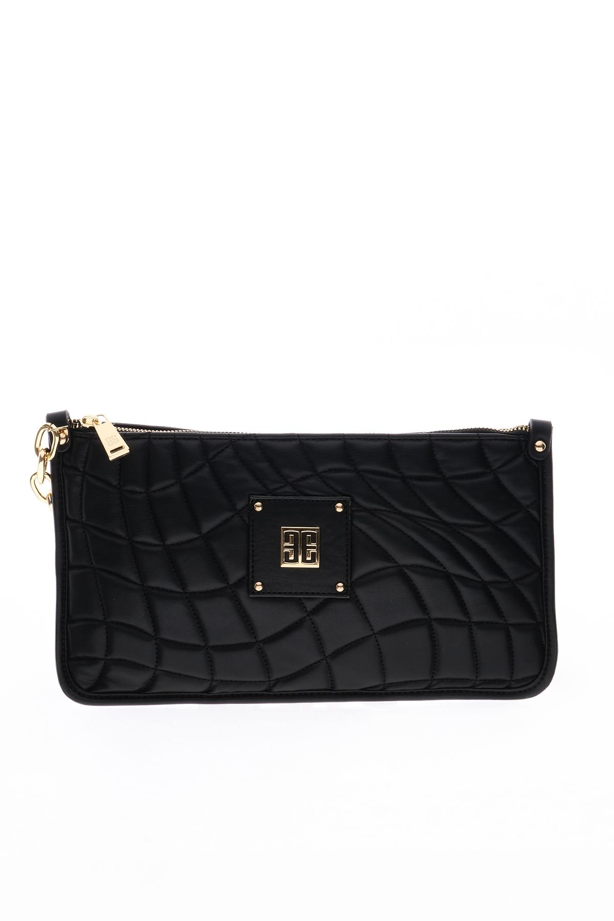 Kapitoneli Puf Şık Kadın Portföy Çanta