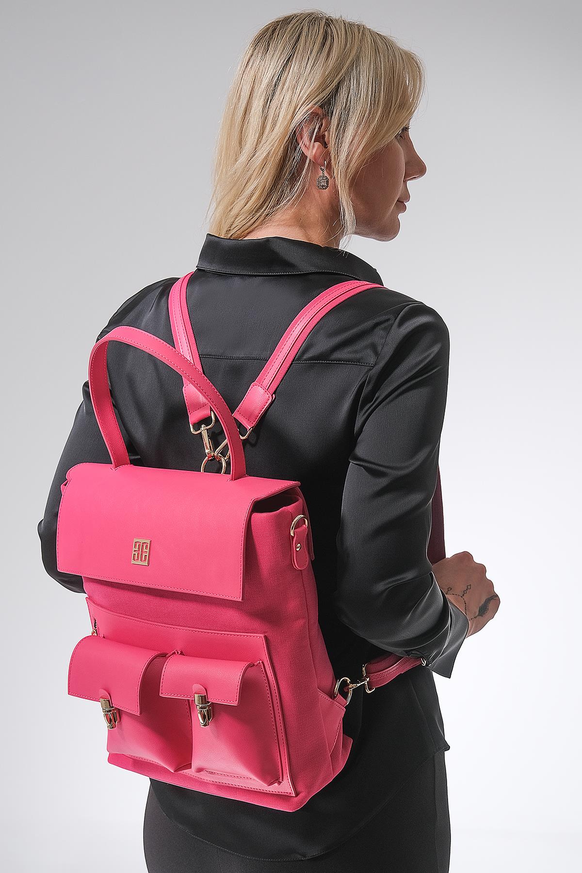 Keten Çok Gözlü Sırt Çantası