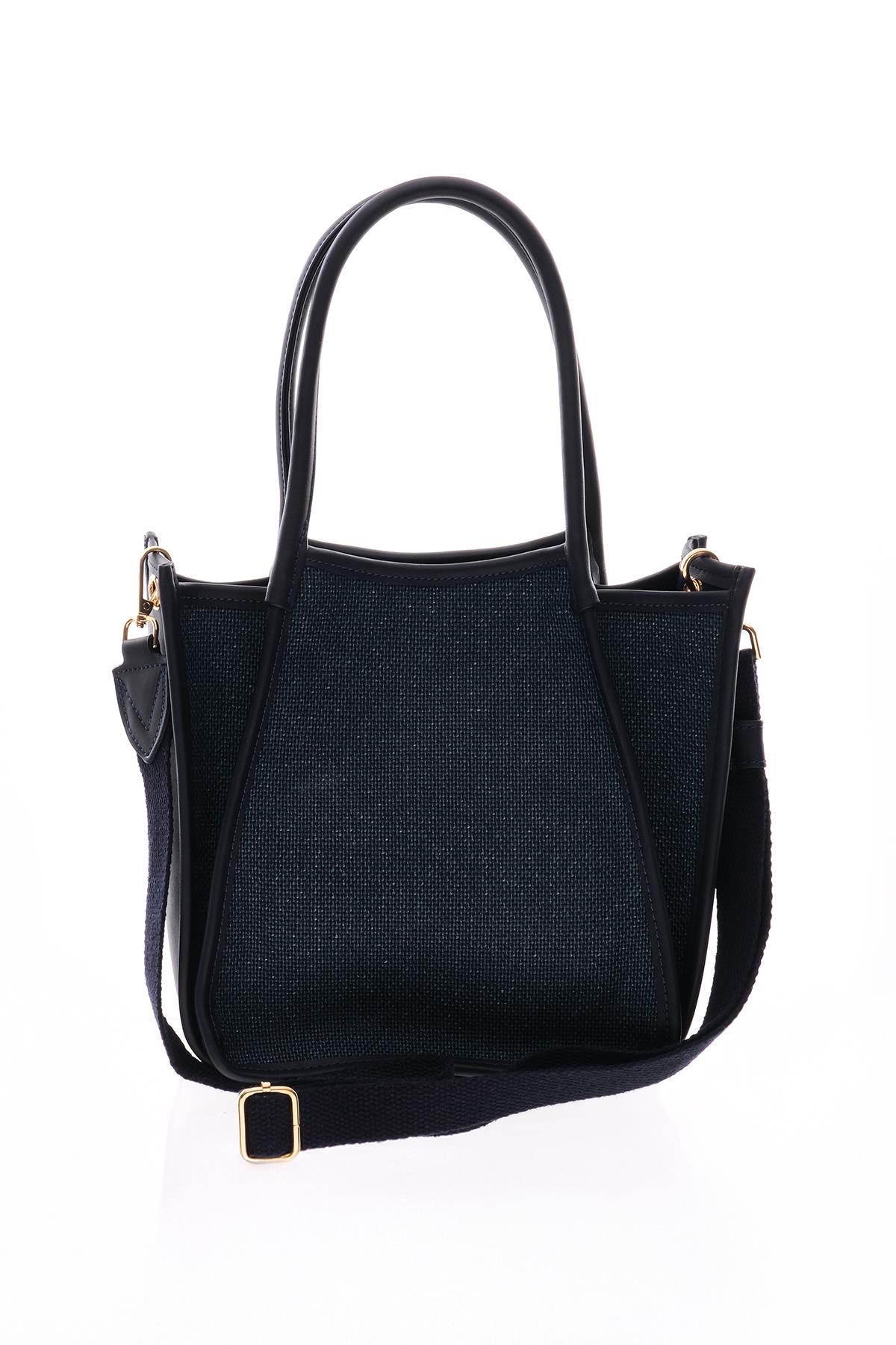 Keten Deri Garnili, Kolonlu, Omuz ,El, Çapraz Askı Alternatifli, Şık Çanta