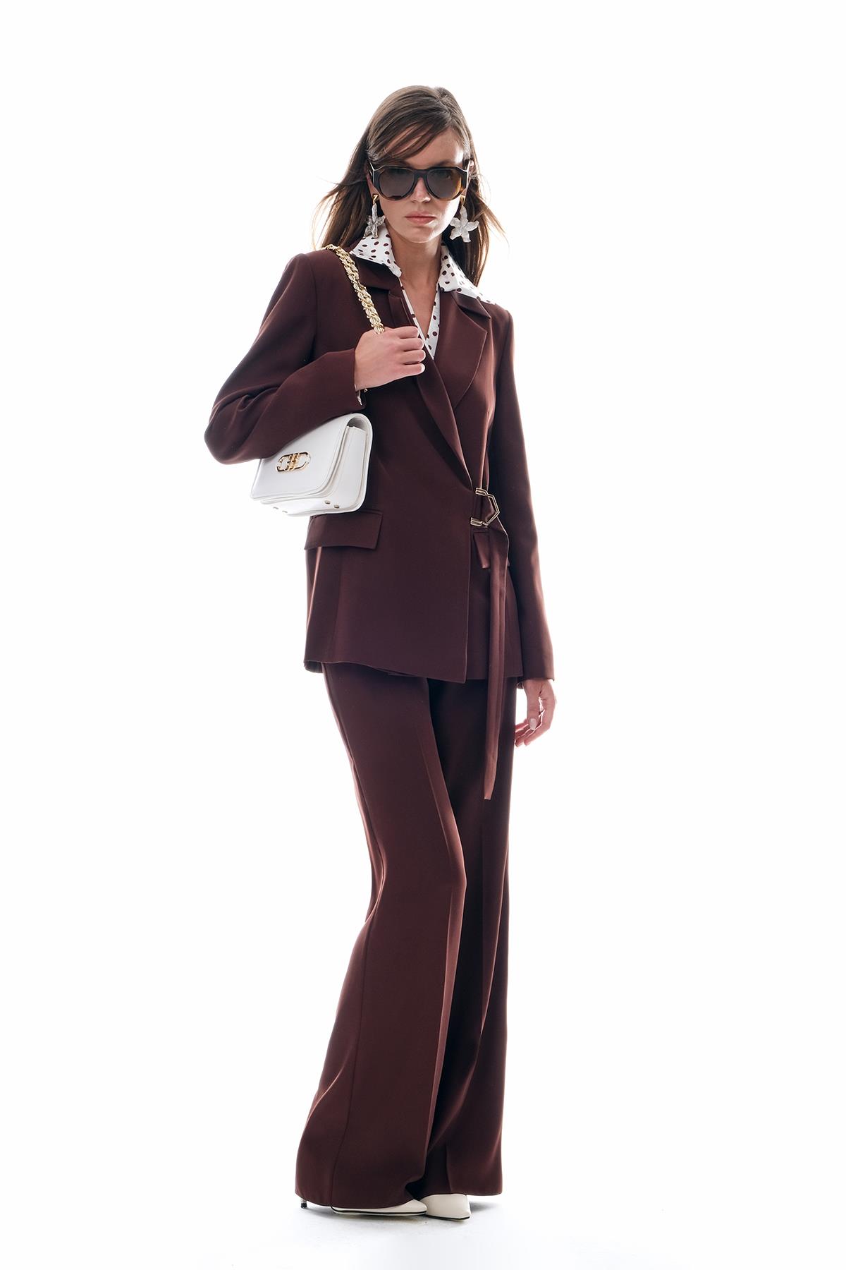 Kruvaze Gold Tokalı Bağçıklı Takım