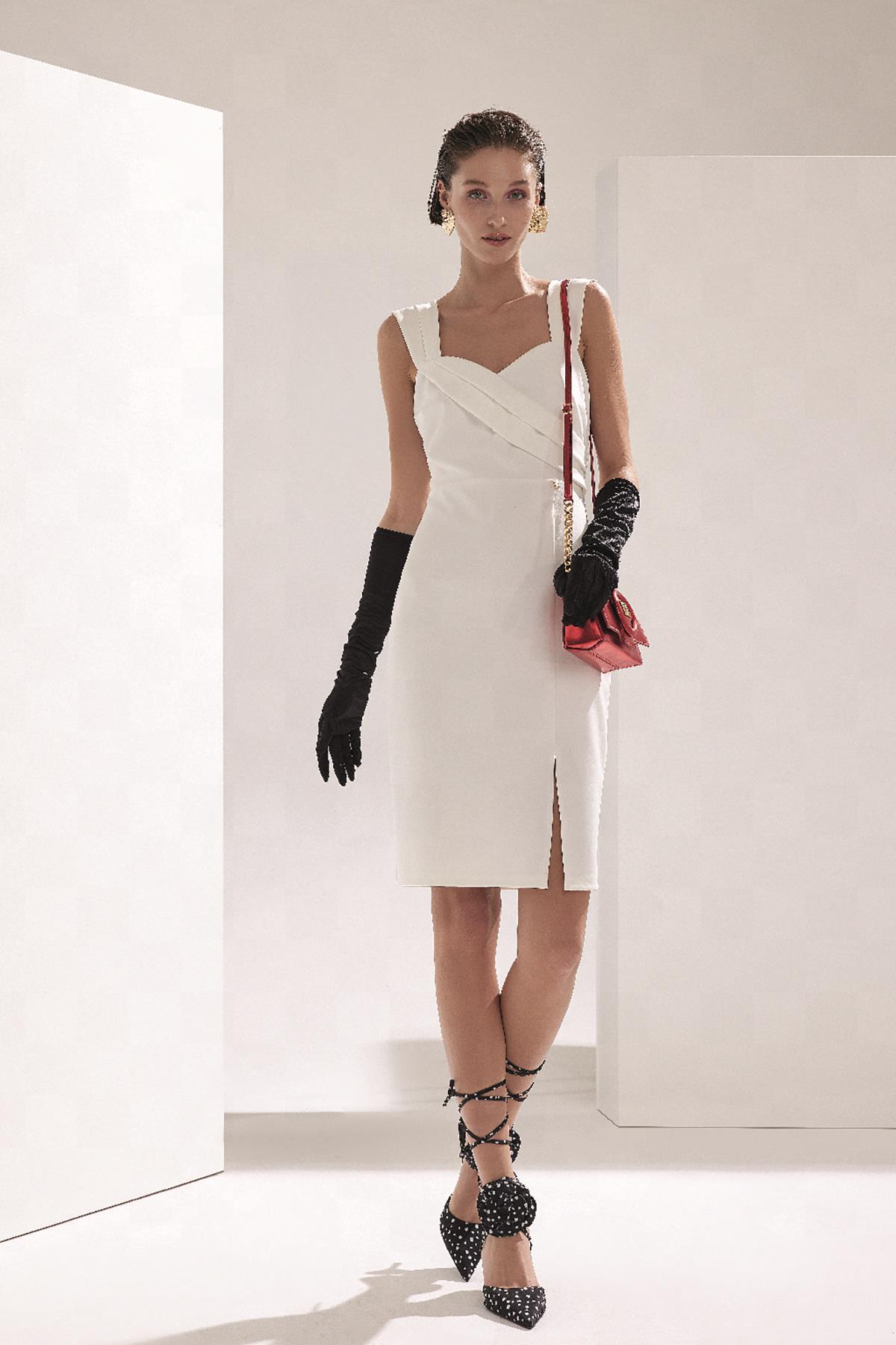 Metalik Parlak Deri Tasarım Kadın Abiye Çanta