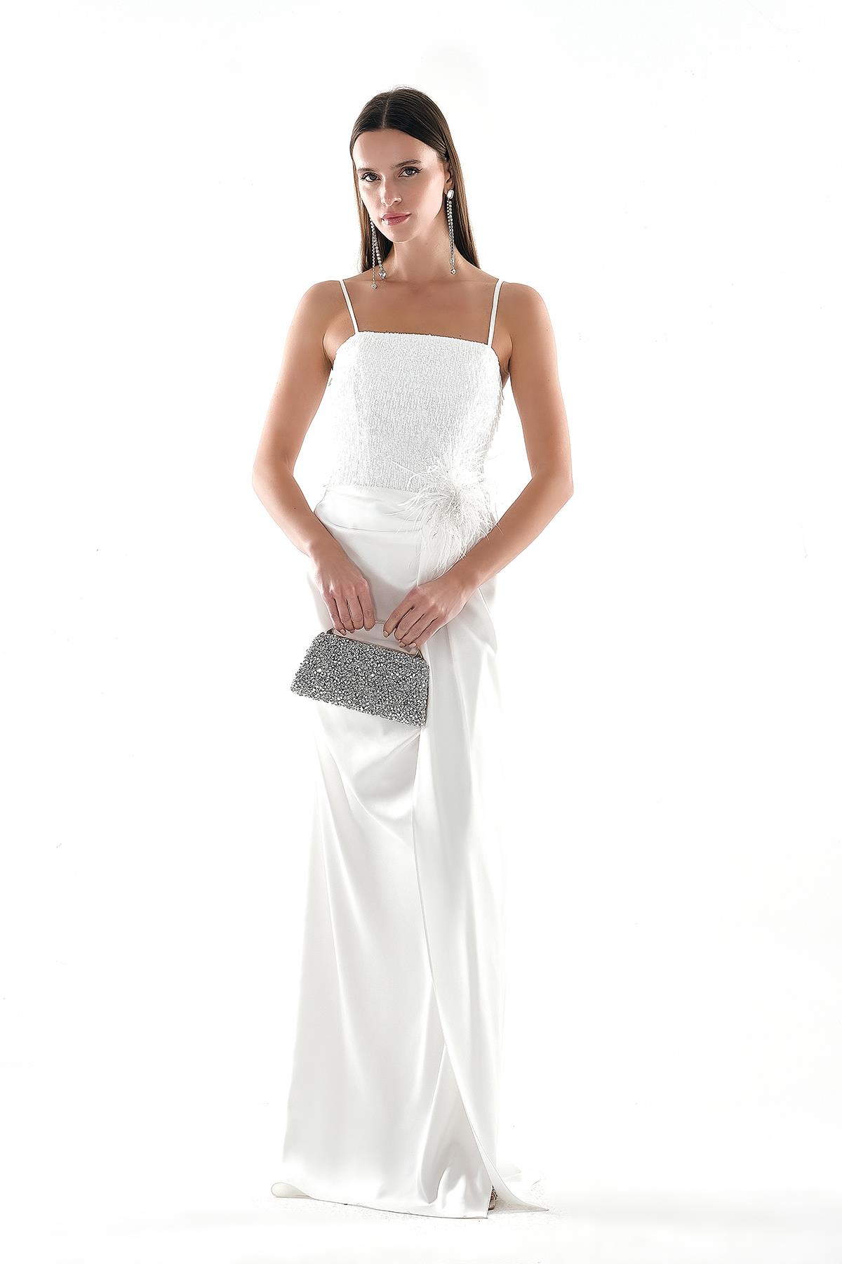 Payet Garnili Abiye Elbise