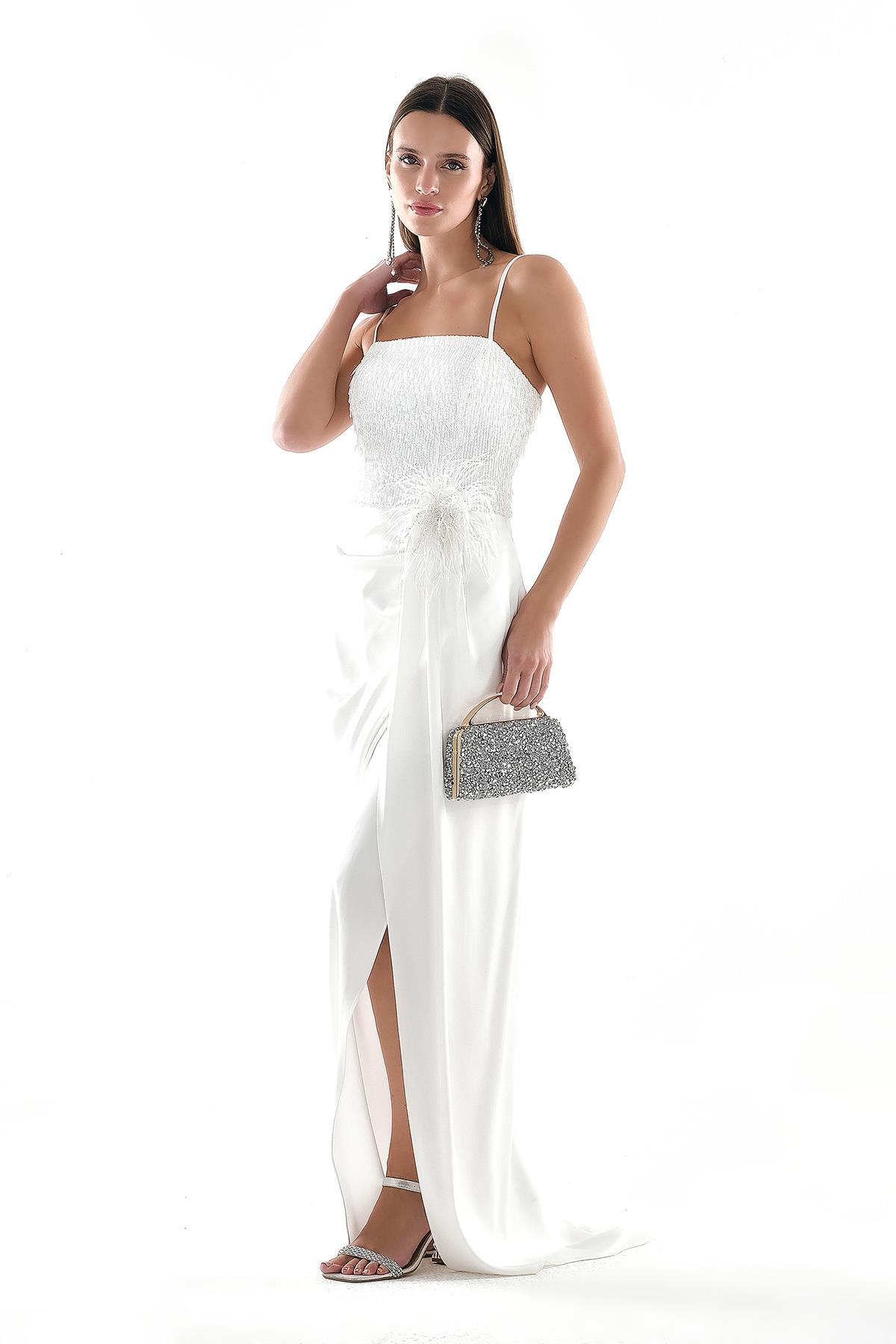 Payet Garnili Abiye Elbise