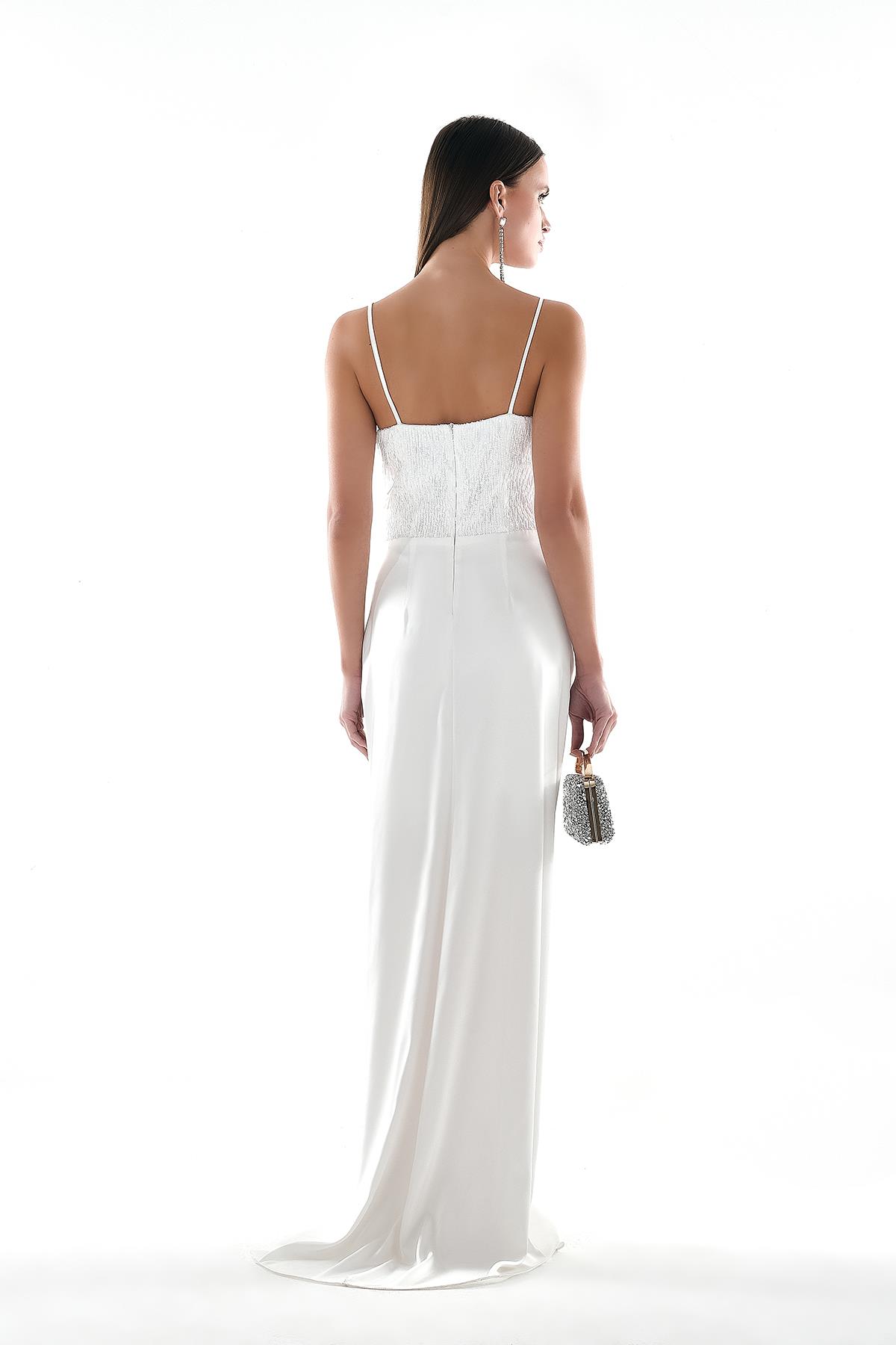 Payet Garnili Abiye Elbise