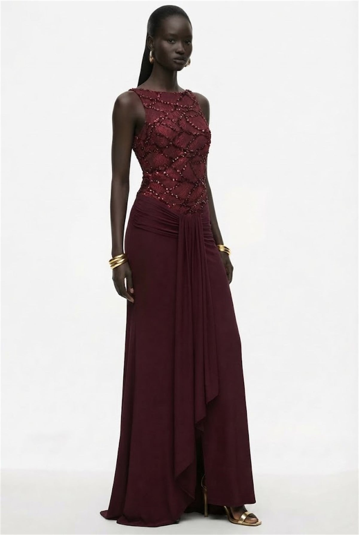 Payet Halter Yaka Elbise