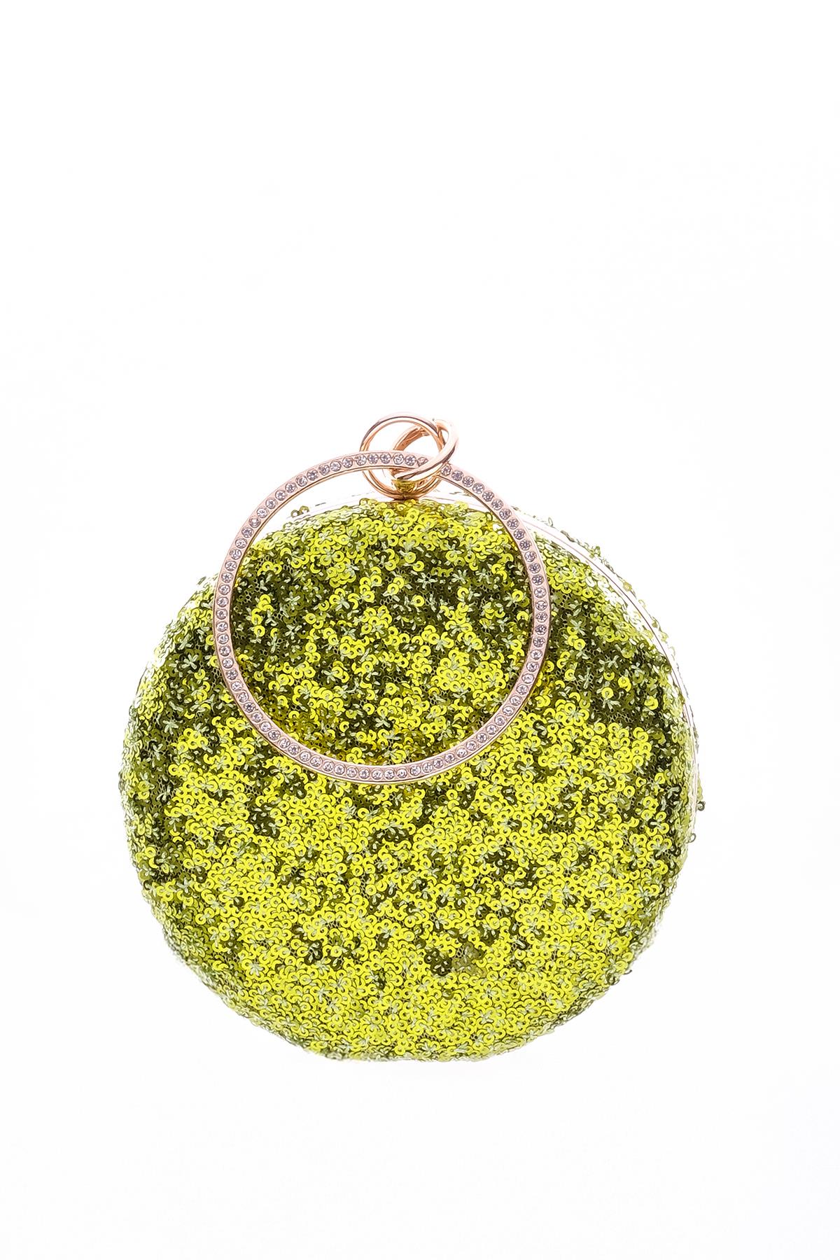 Payet Kaplama Şık Kadın Abiye Çanta