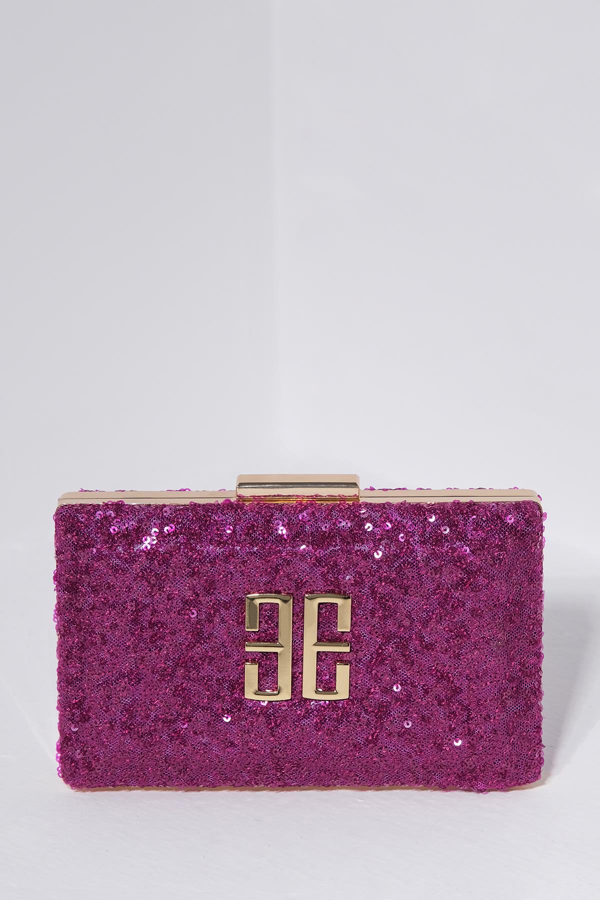 Payet Kaplama Şık Kadın Abiye Çanta