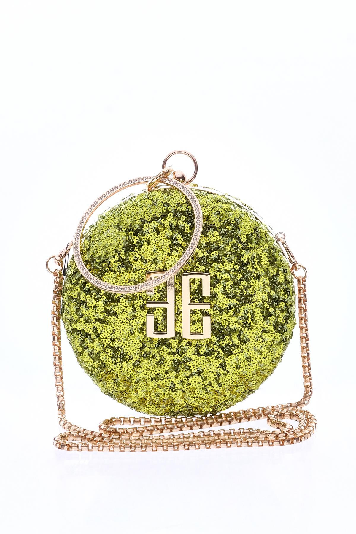 Payet Kaplama Şık Kadın Abiye Çanta