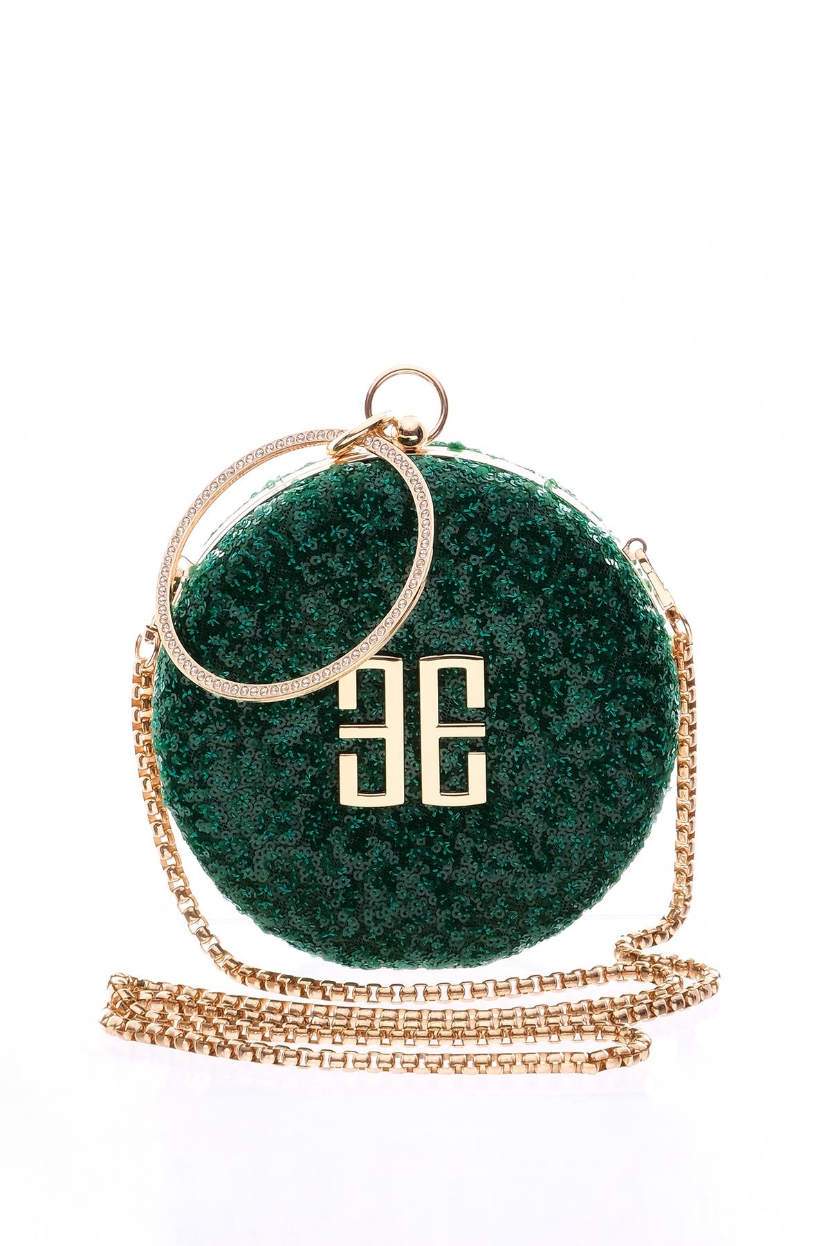 Payet Kaplama Şık Kadın Abiye Çanta