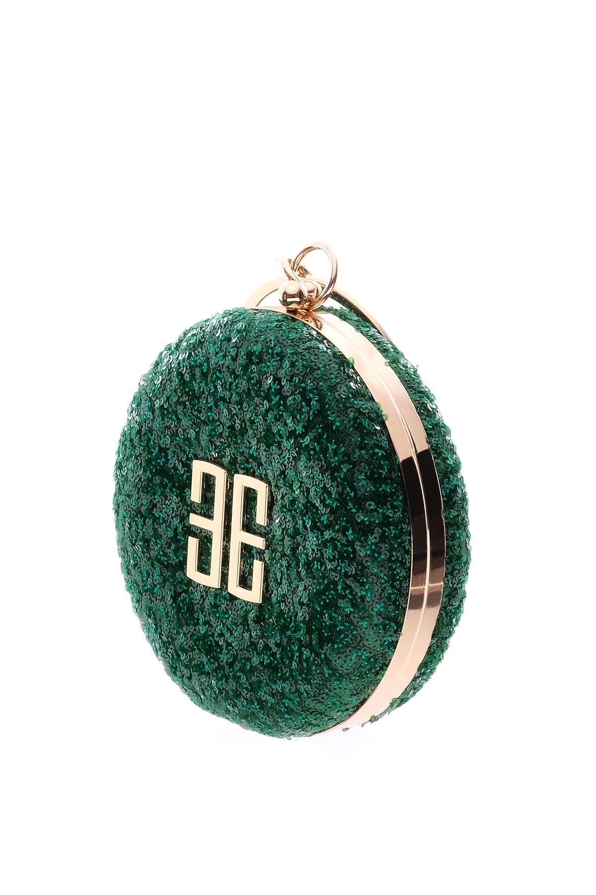 Payet Kaplama Şık Kadın Abiye Çanta