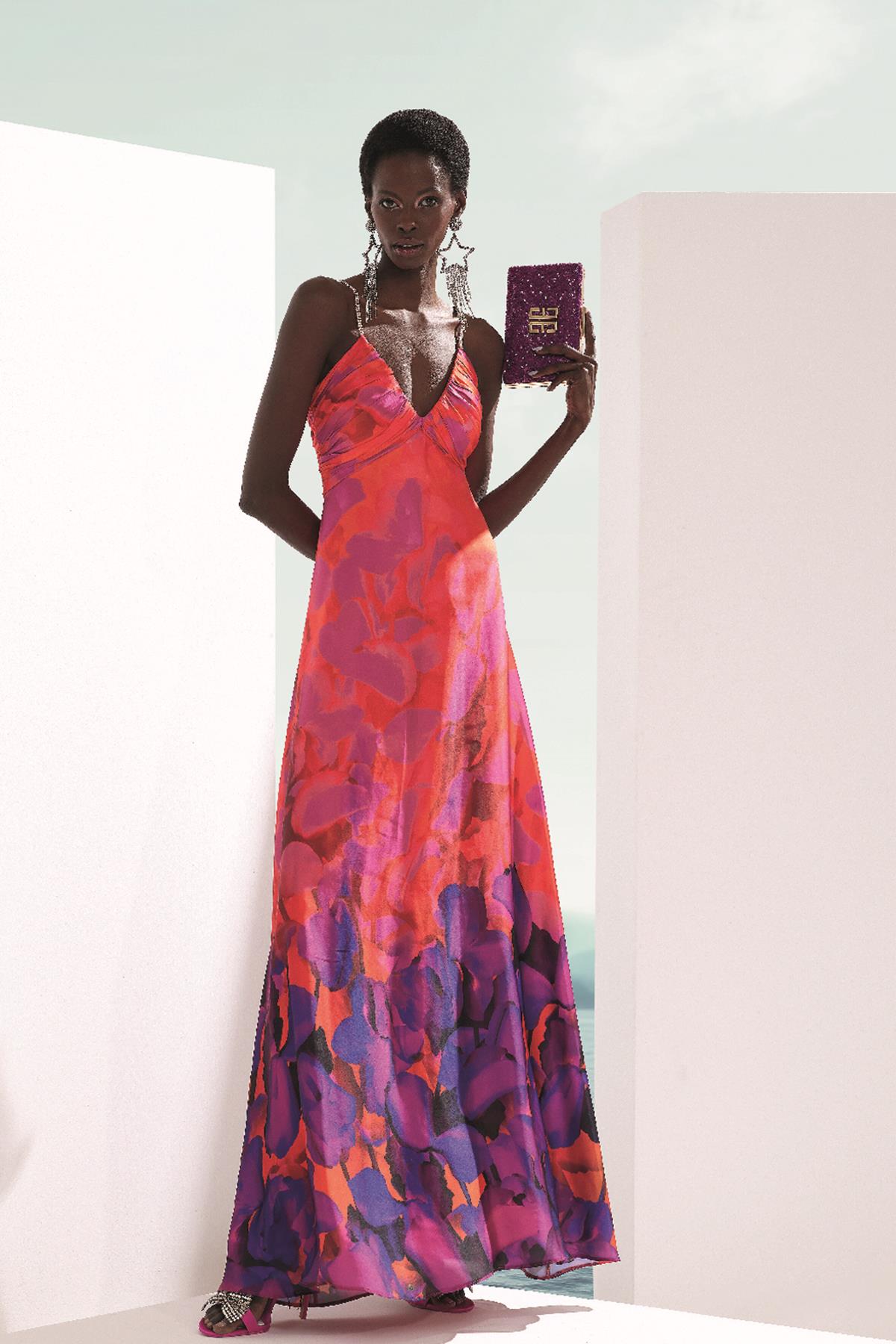 Payet Kaplama Şık Kadın Abiye Çanta