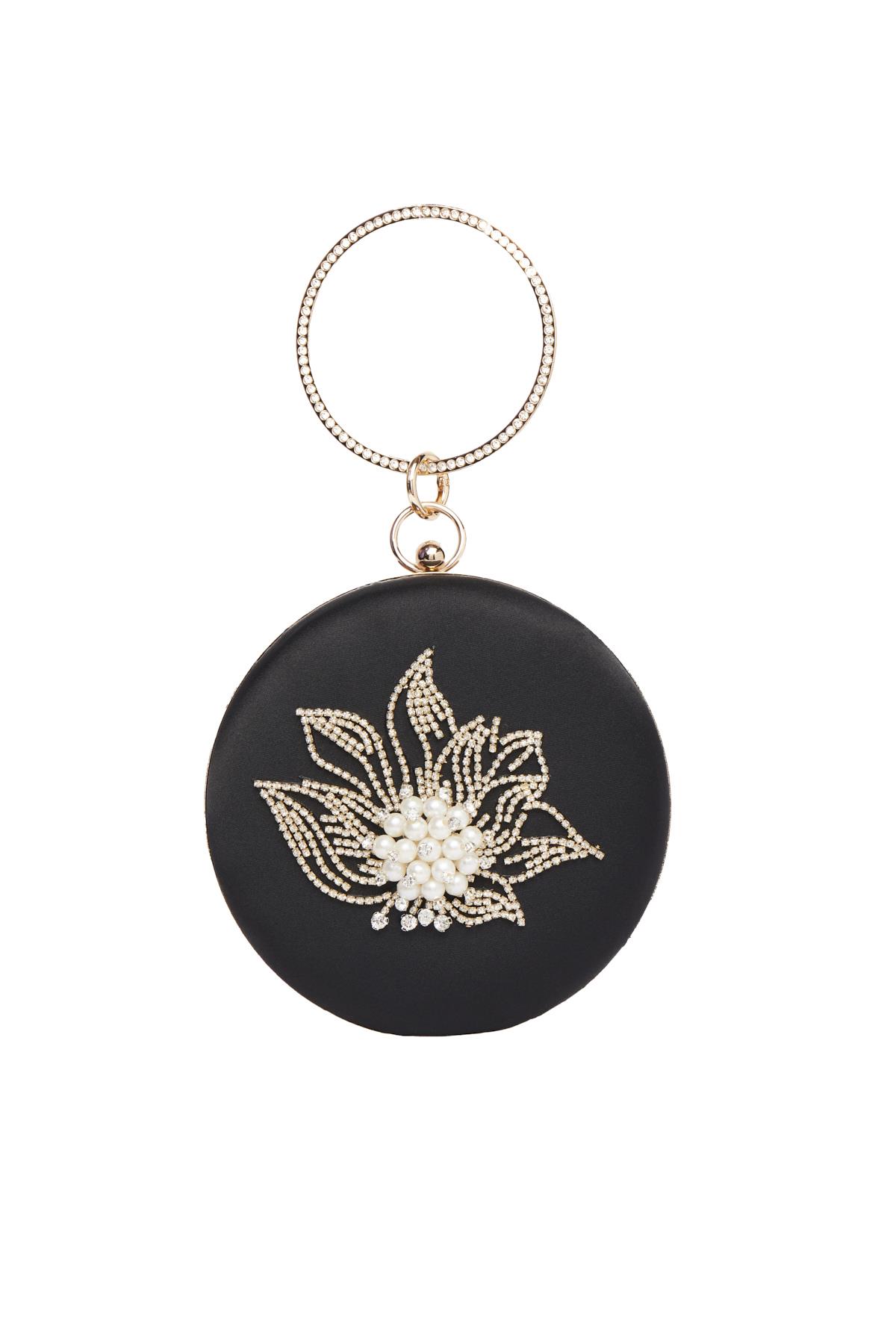 Taş Aksesuarlı, Tasarım, Şık Gece Çantası