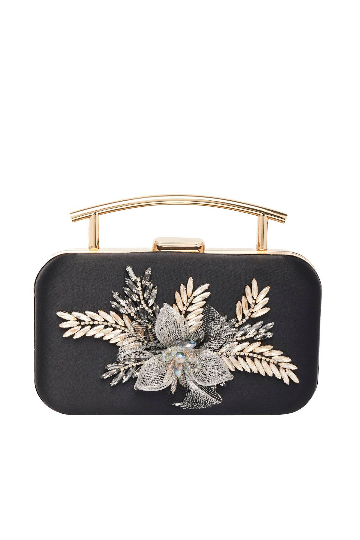 Taş Aksesuarlı, Tasarım, Şık Gece Çantası