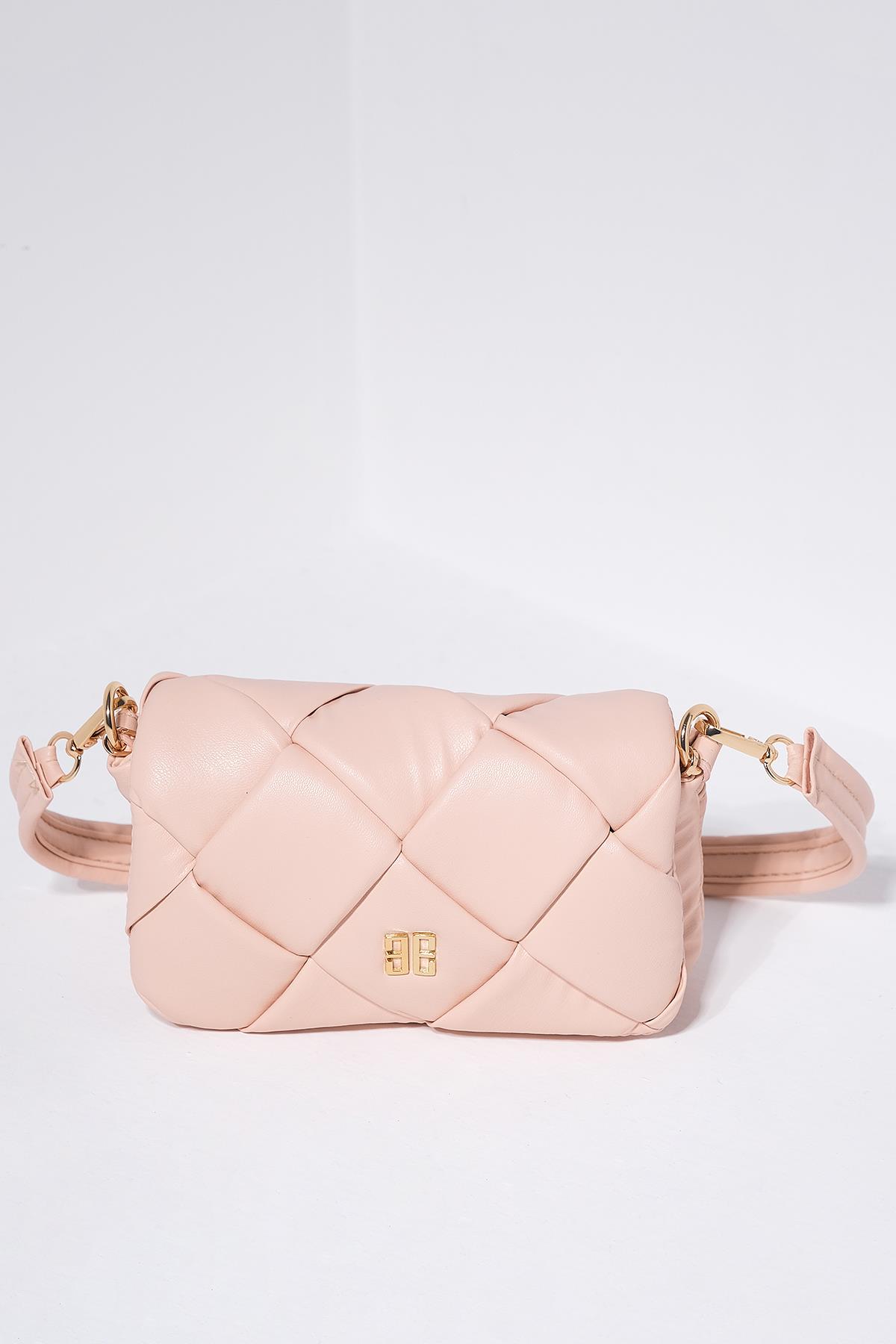 Zincir Askılı Mini Puf Çanta