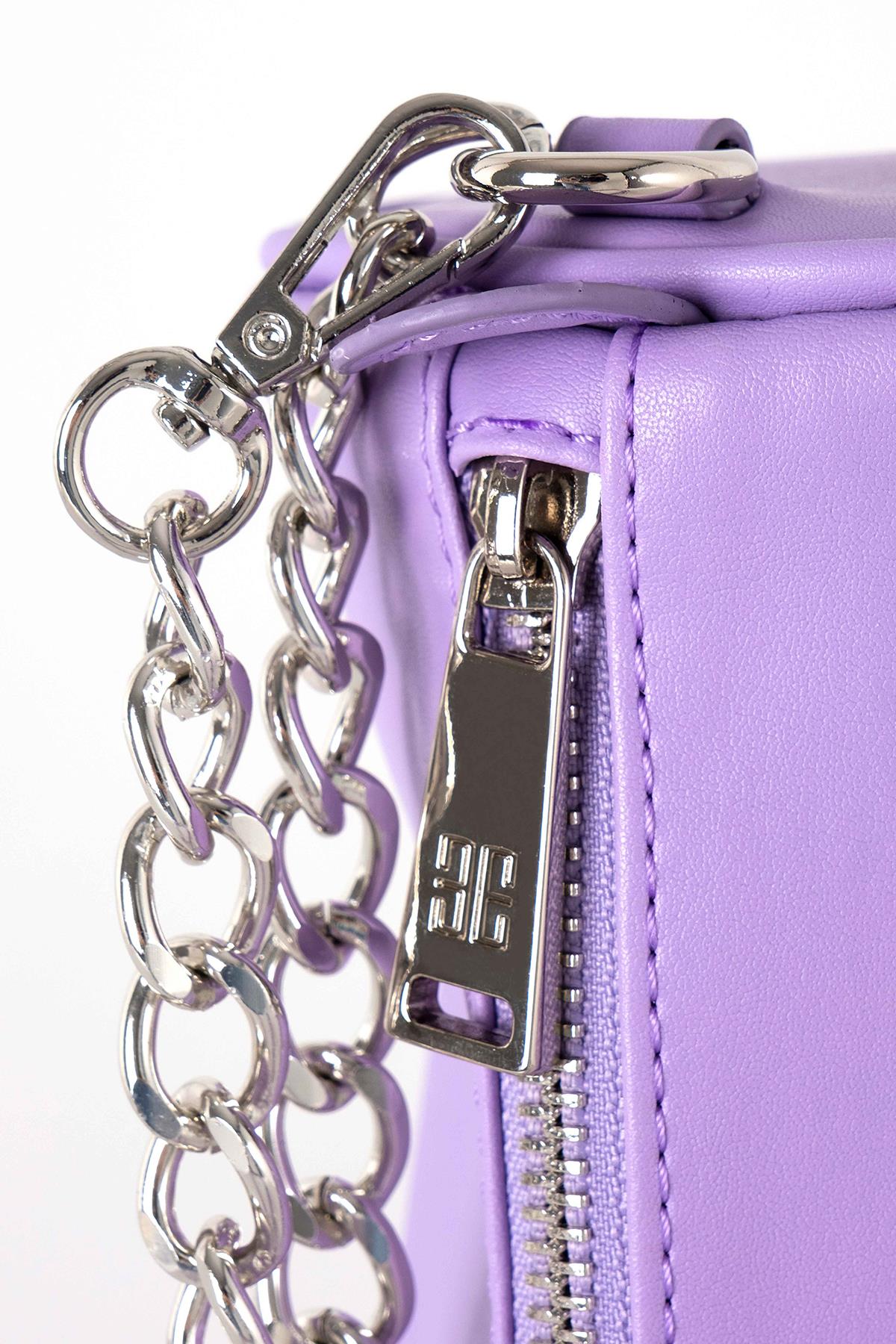 Zincirli Silindir Çanta