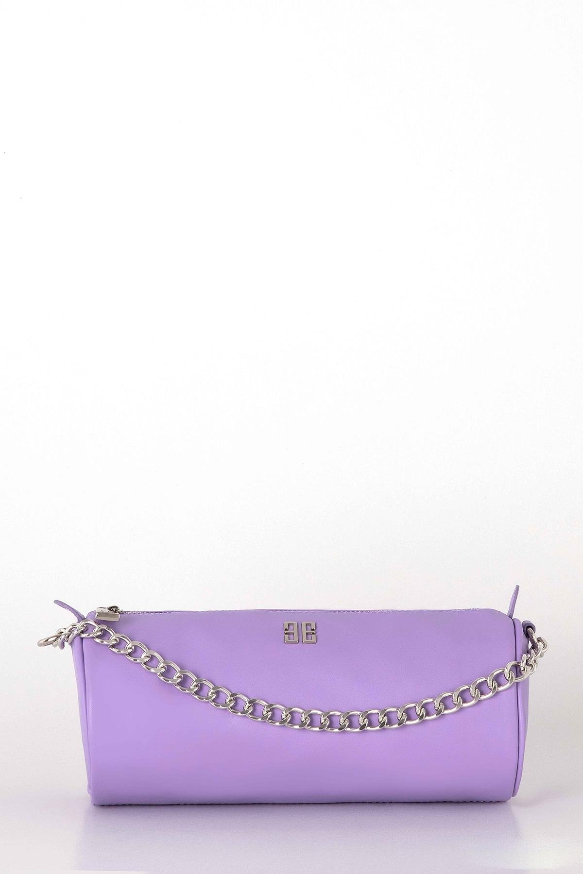 Zincirli Silindir Çanta