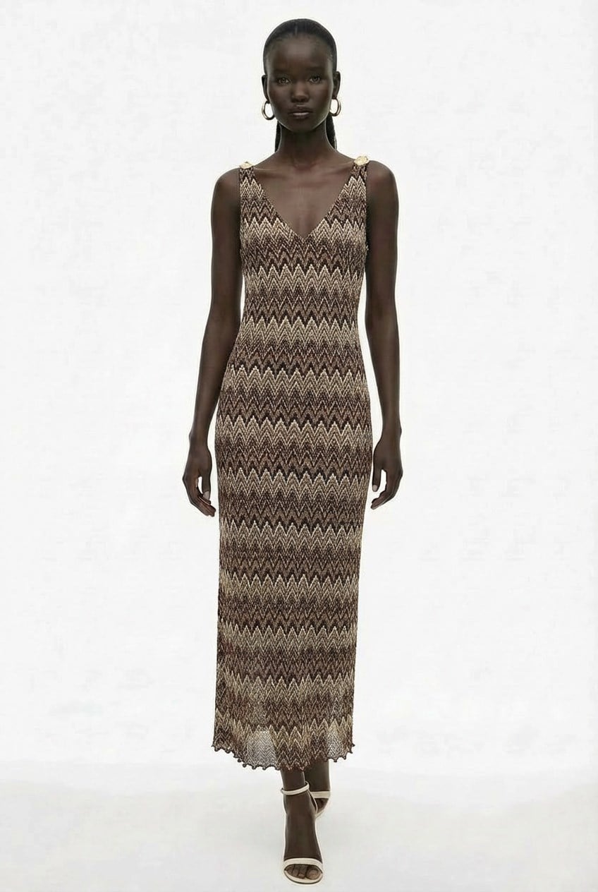 Aksesuar Detaylı Elbise