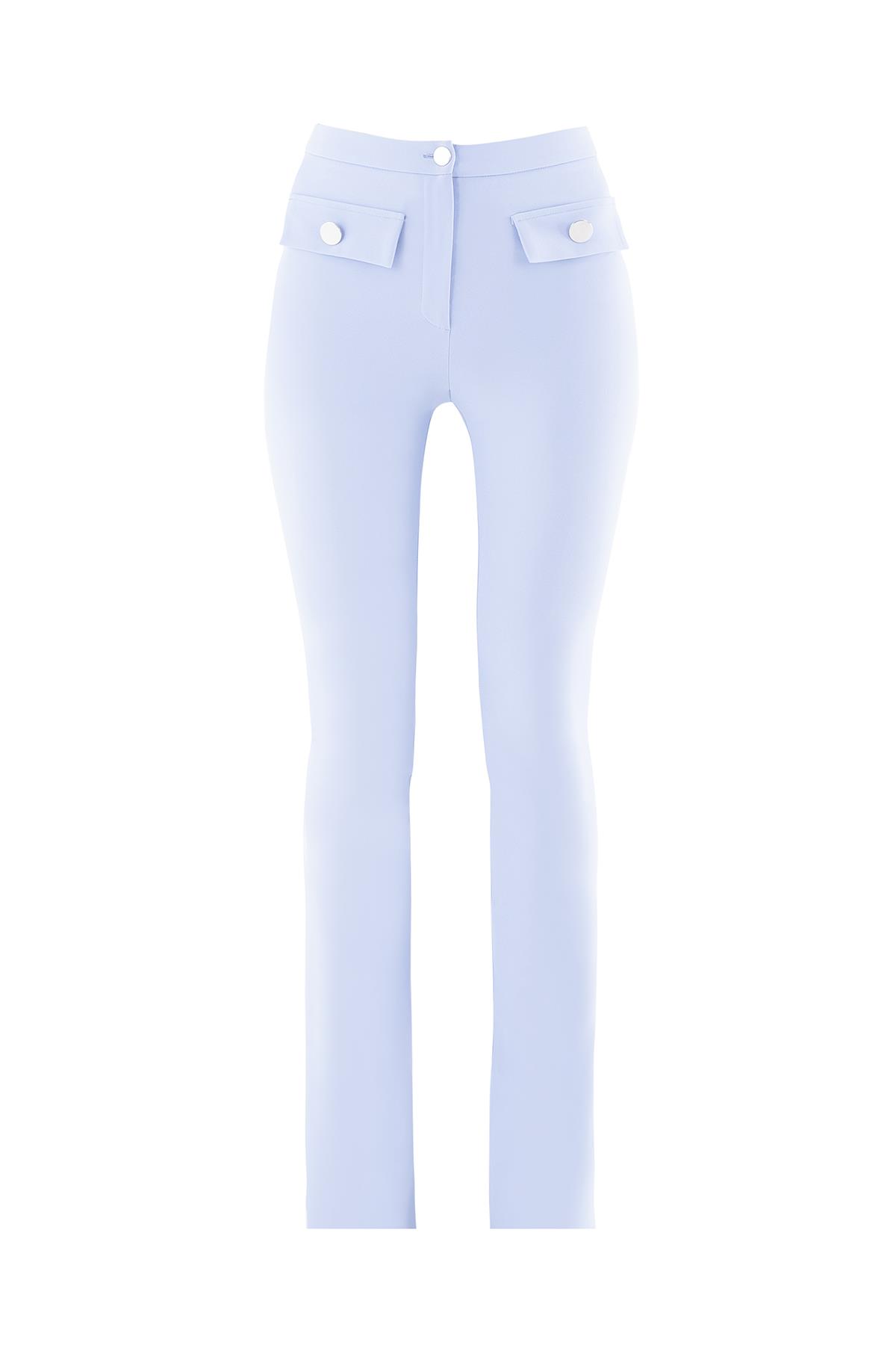 Cep Detaylı Yarı İspanyol Paçalı Pantolon