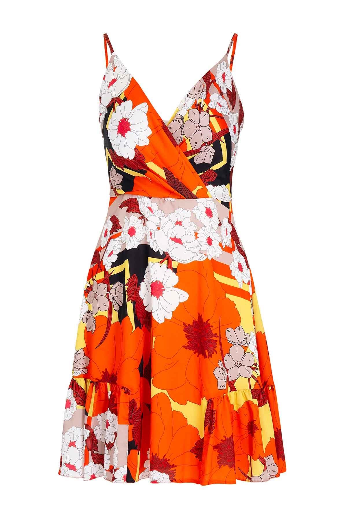 Çiçek Desenli Elbise