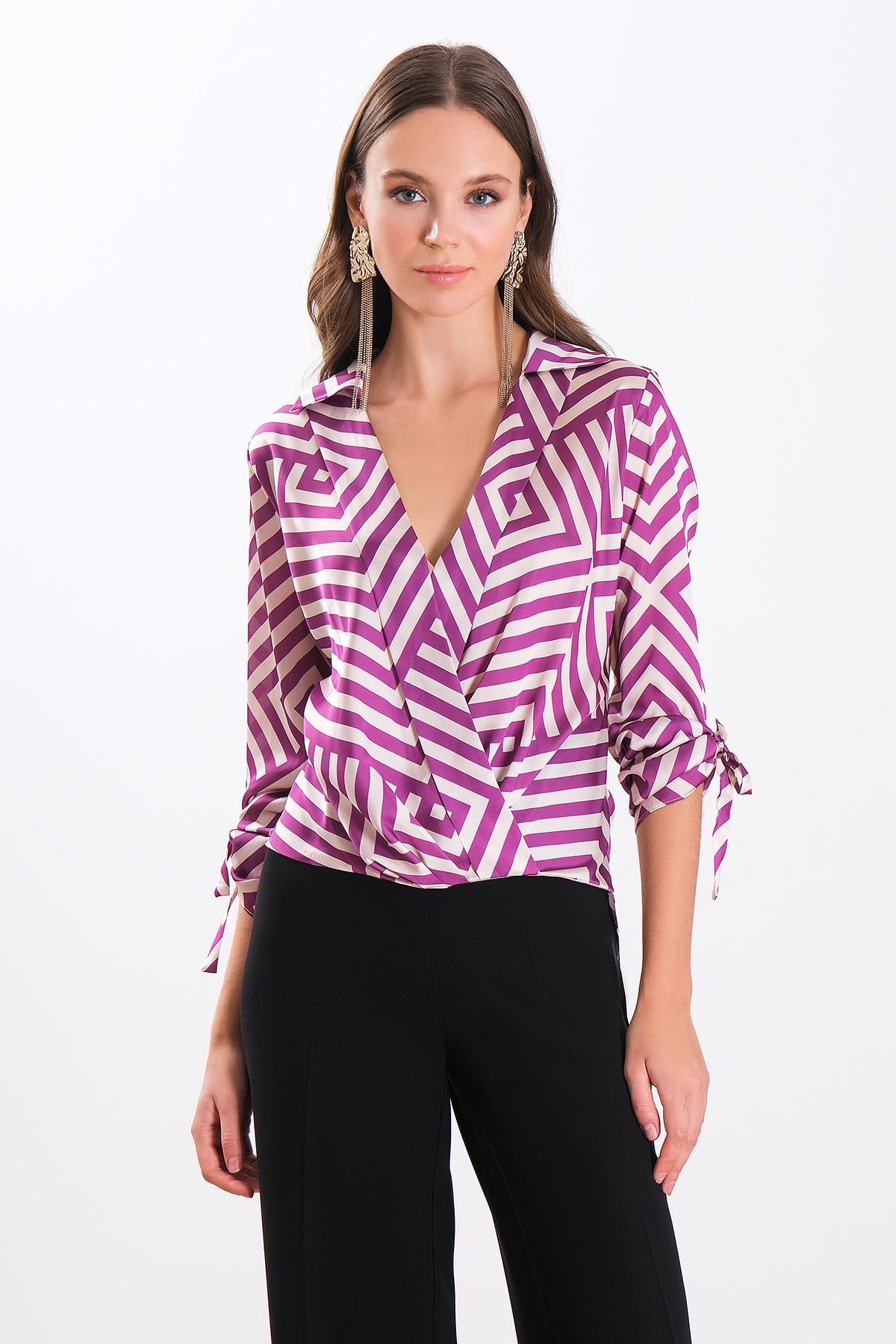 Çizgi Desenli Gömlek