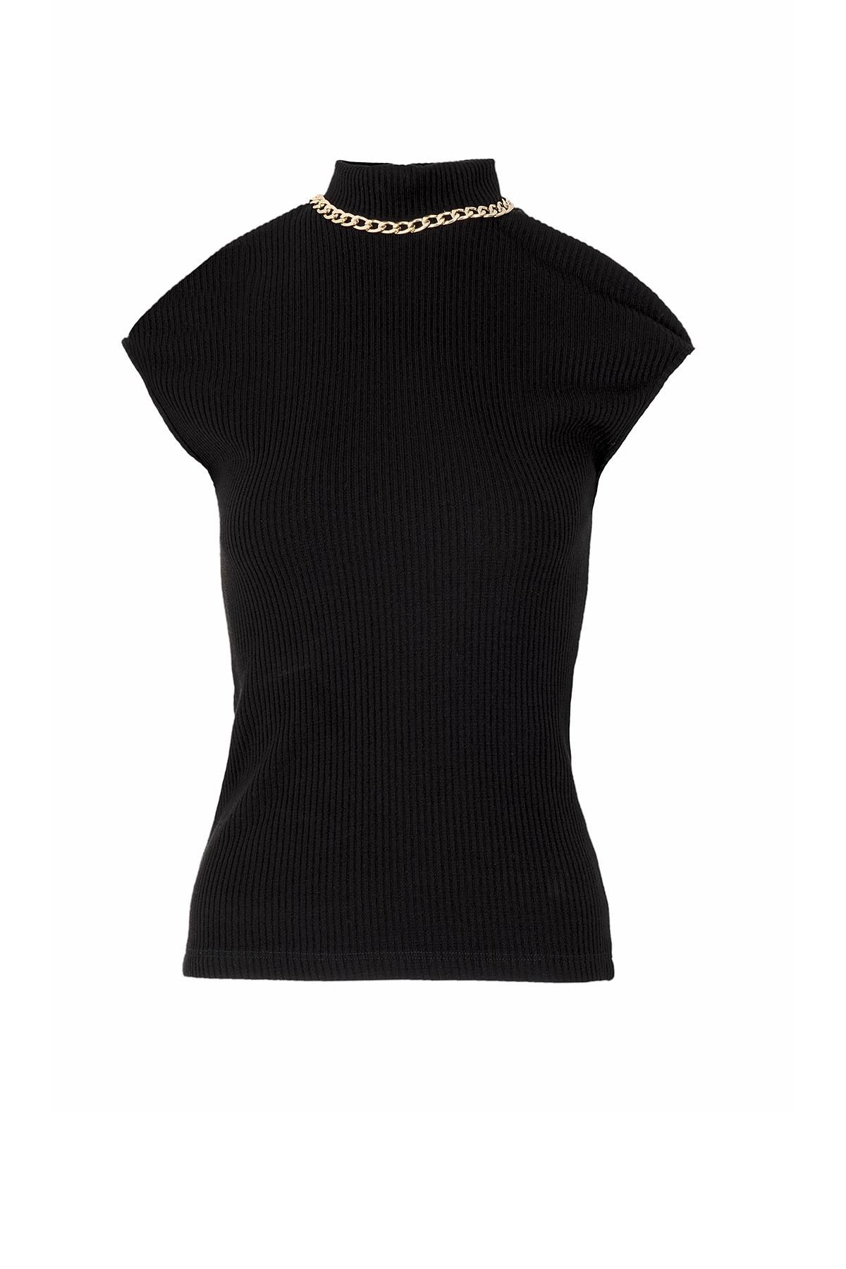 Yarım Balıkçı Triko Bluz