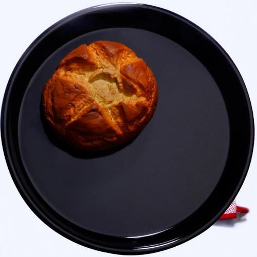 Kosova 42cm Yuvarlak Fırın Tepsisi Emaye