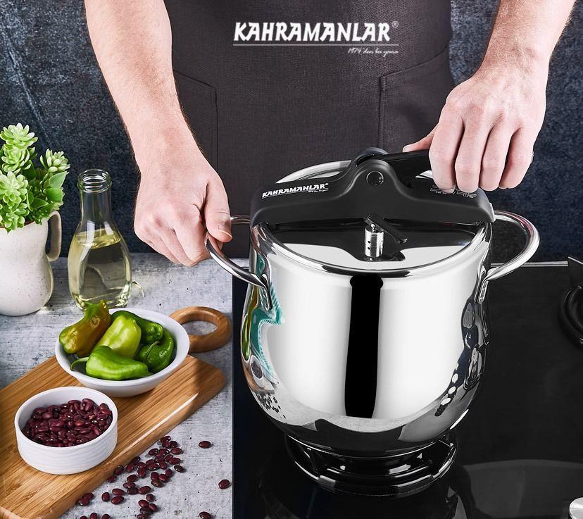 Kahramanlar Platin Güveç Düdüklü Tecere 12 Lt.
