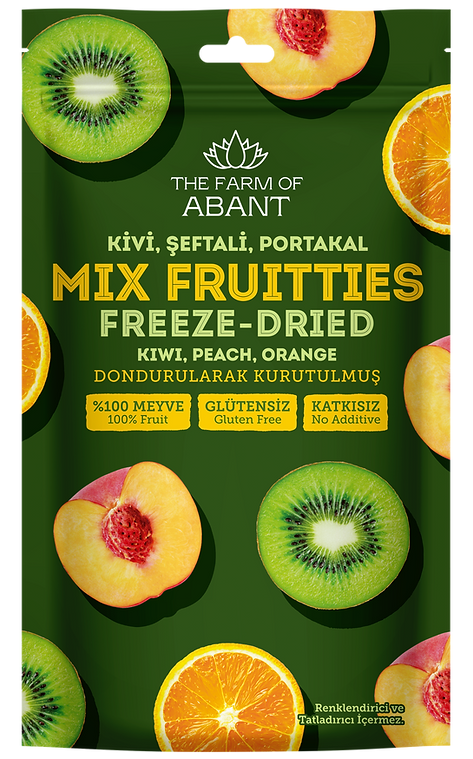 The Farm Of Abant Dondurularak Kurutulmuş Mix Fruitties 15 gr
